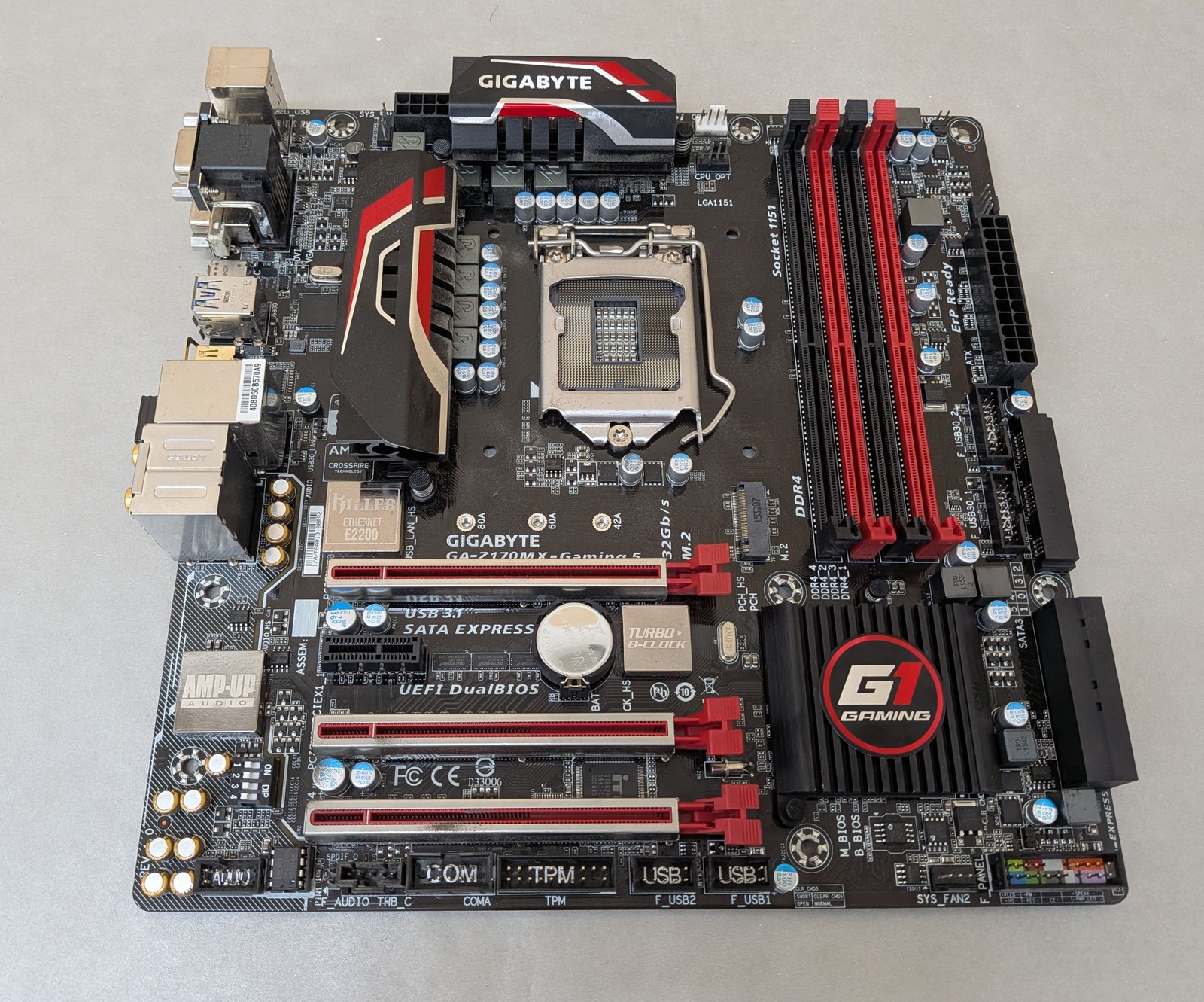 Gigabyte GA-Z170MX-Gaming 5 LGA 1151 32Gb/s USB 3.1/3.0 Micro ATX Motherboard