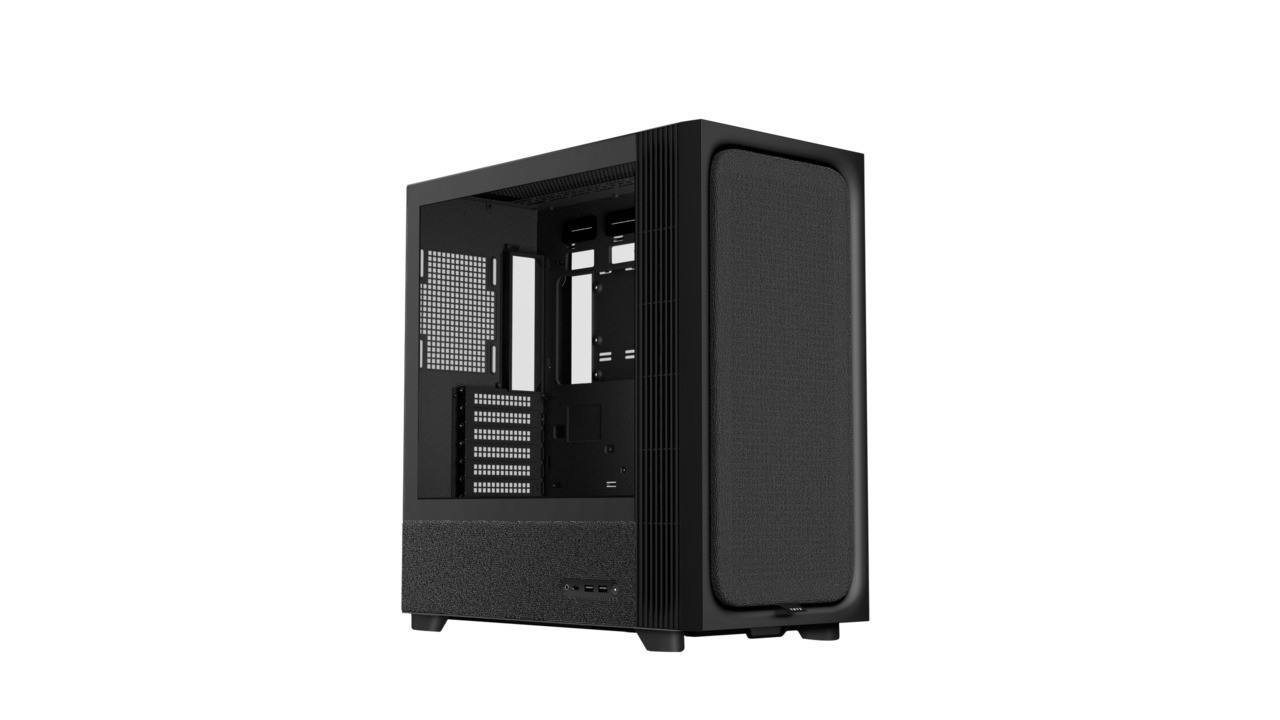 TRYX FLOVA C-F500F-FM1E-G0K Premium Fabric CrossFlow Fan Mid-Tower PC Case Black