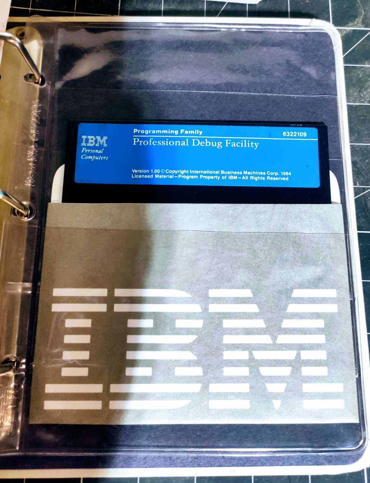IBM Professional Debug Facility for the IBM PC XT, ISA 8-bit expansion card #E2