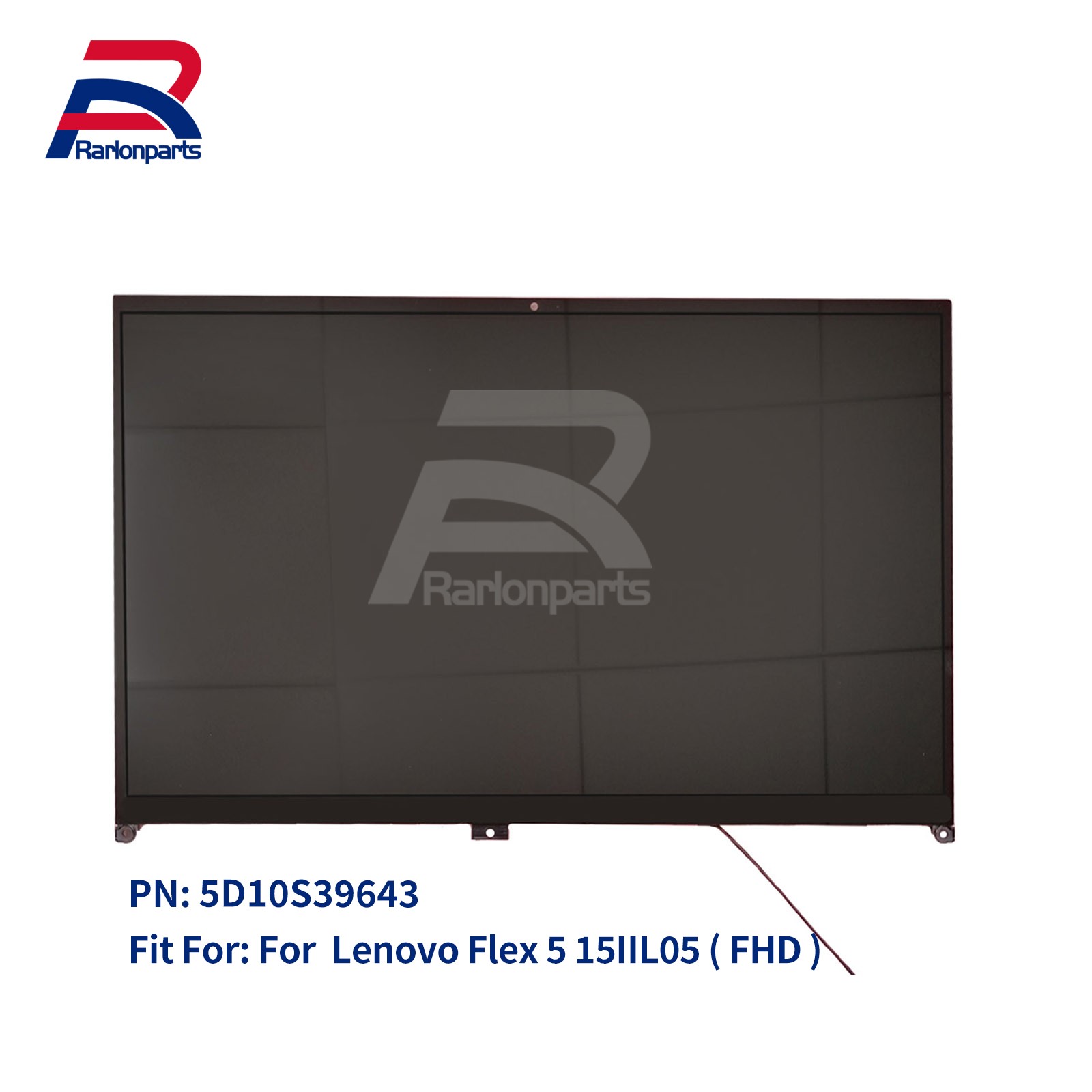 For Lenovo IdeaPad Flex 5-15ITL05 5-15IIL05 LCD Touch Screen Bezel 5D10S39643 US