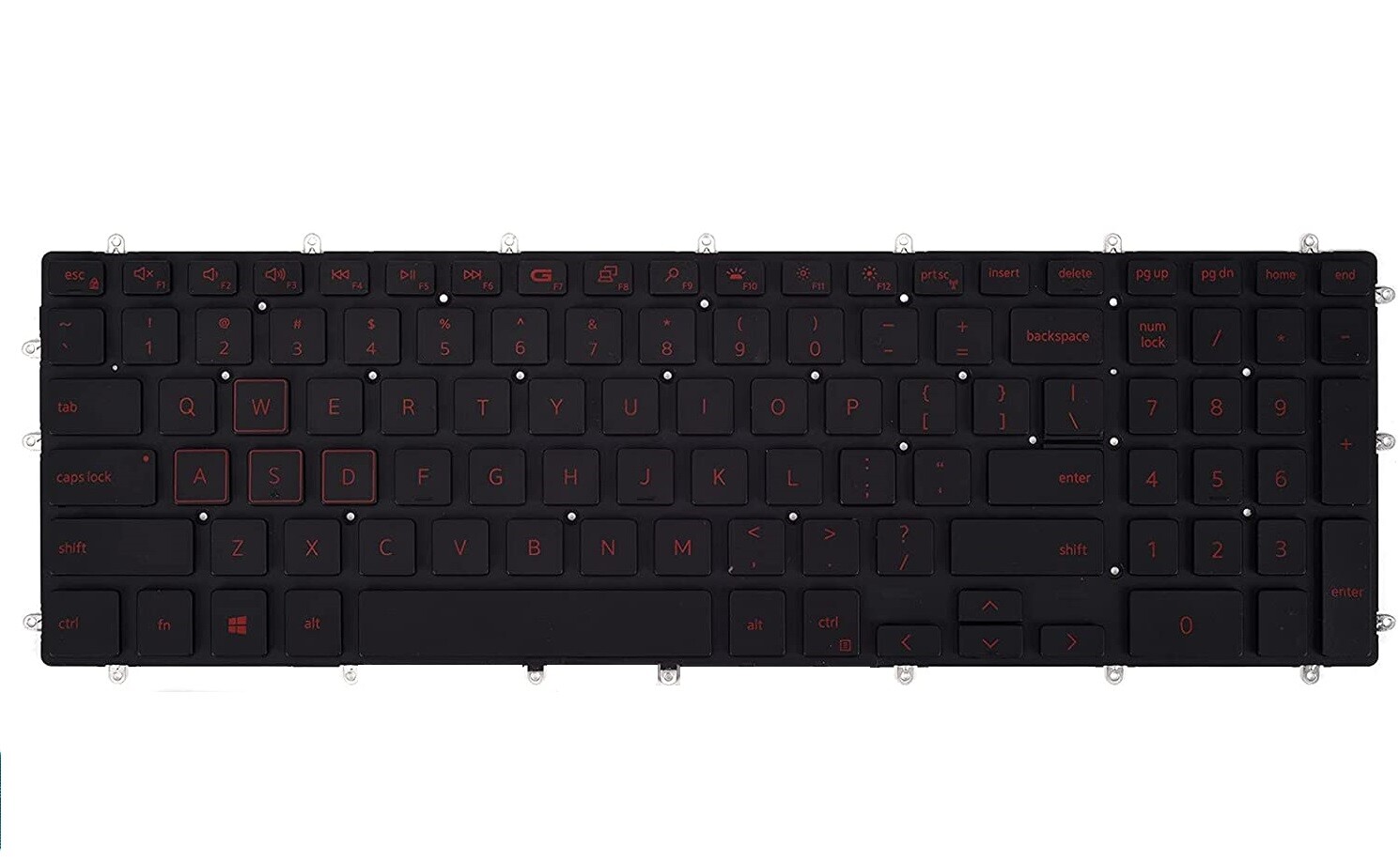 Original US Red Backlit Keyboard for Dell G5 15 5587
