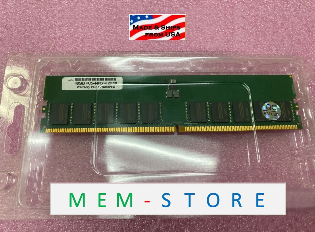 48GB DDR5-5600MHz ECC UDIMM Memory for AsrockRack W680D4U-2L2T/G5 motherboard