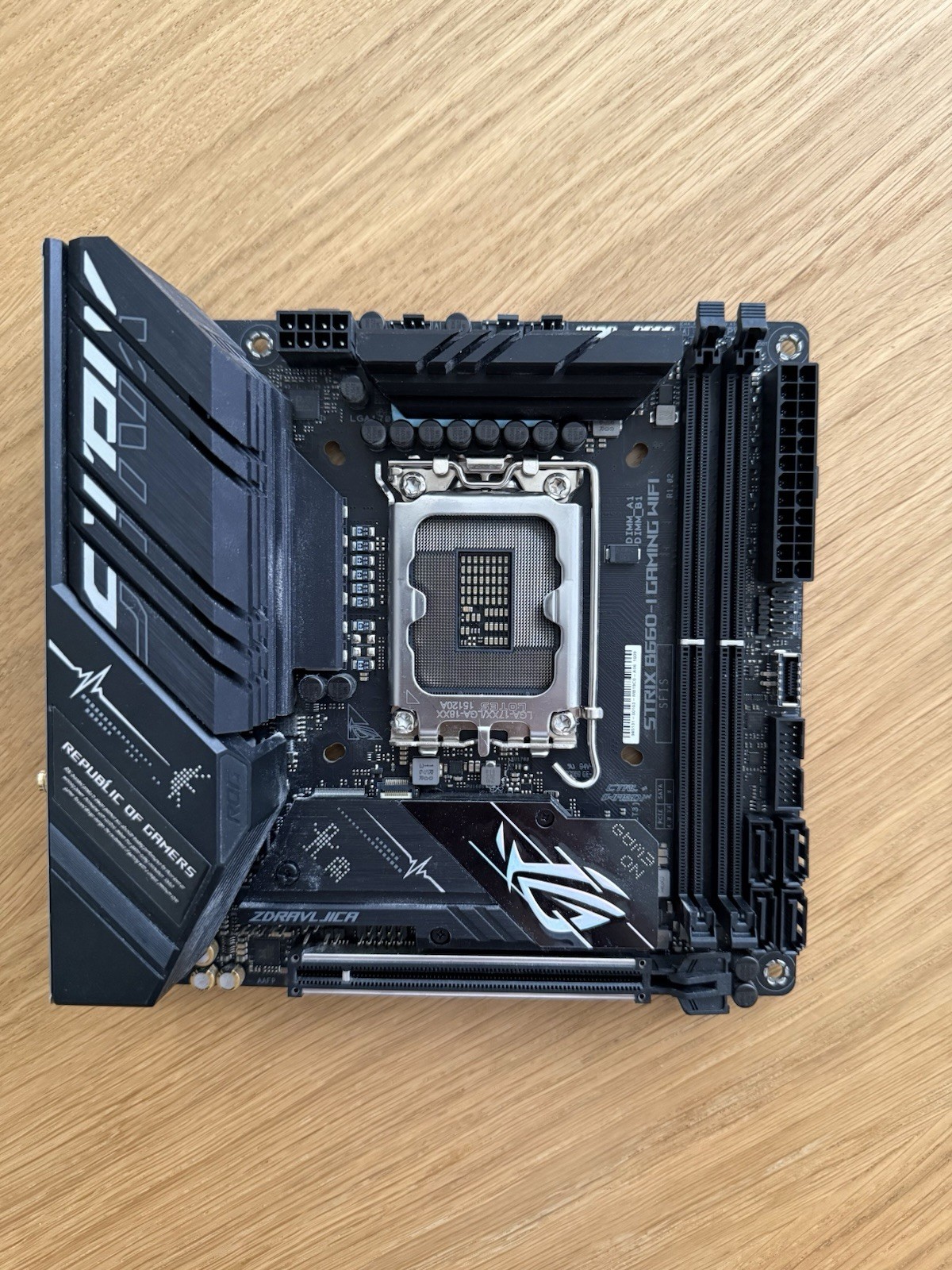 ASUS ROG Strix B660-I Gaming WiFi LGA 1700 Mini-ITX Intel Motherboard