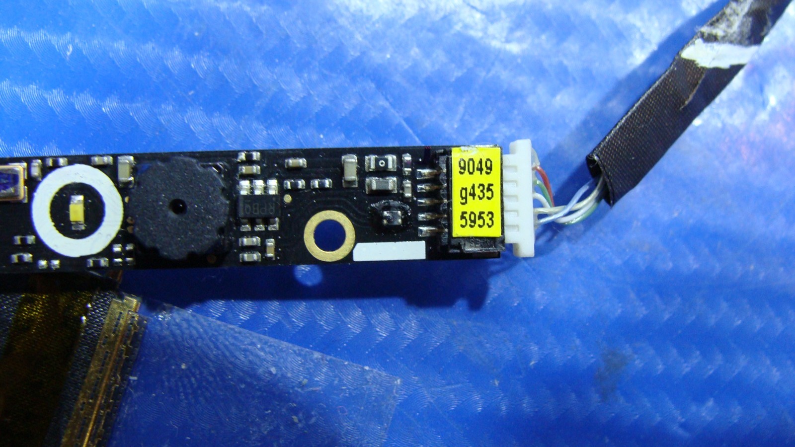HP 17.3″ G72-B63NR Genuine LVDS Cable w/ WebCam Board 350402100-600-G GLP*