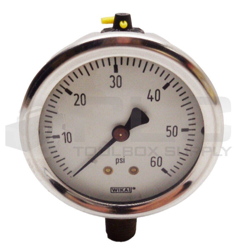 NEW WIKA GAUGE 0-60PSI 1/8″ 2-3/4″ FACE