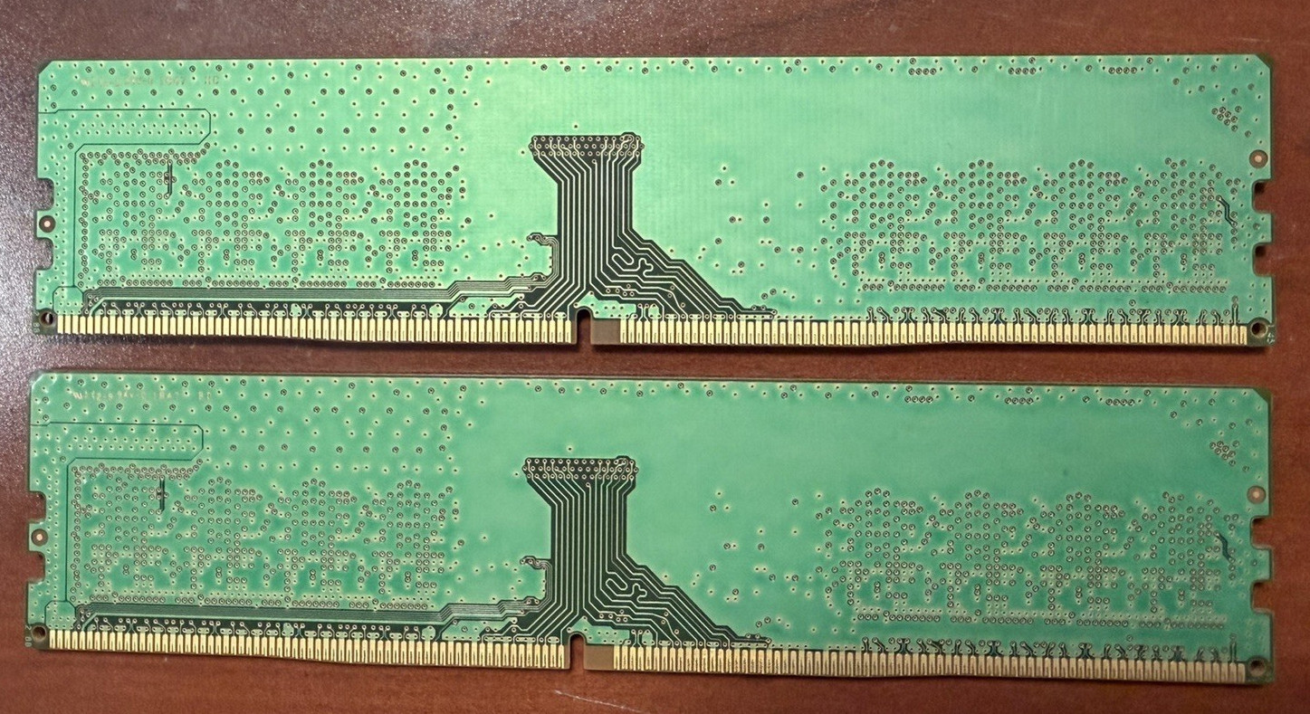 16GB Set of Two SAMSUNG 8GB 1RX8 PC4-2666V-UA2-11 DDR4 2666 PC4-21300 DIMM