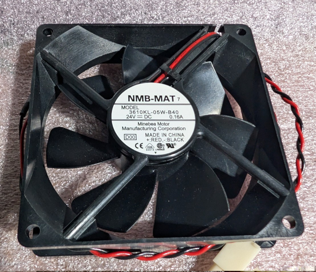 Minebea Motor NMB-MAT 3610KL-05W-B40 24V DC Fan 3.5″ – FAST SHIPPING! #R26