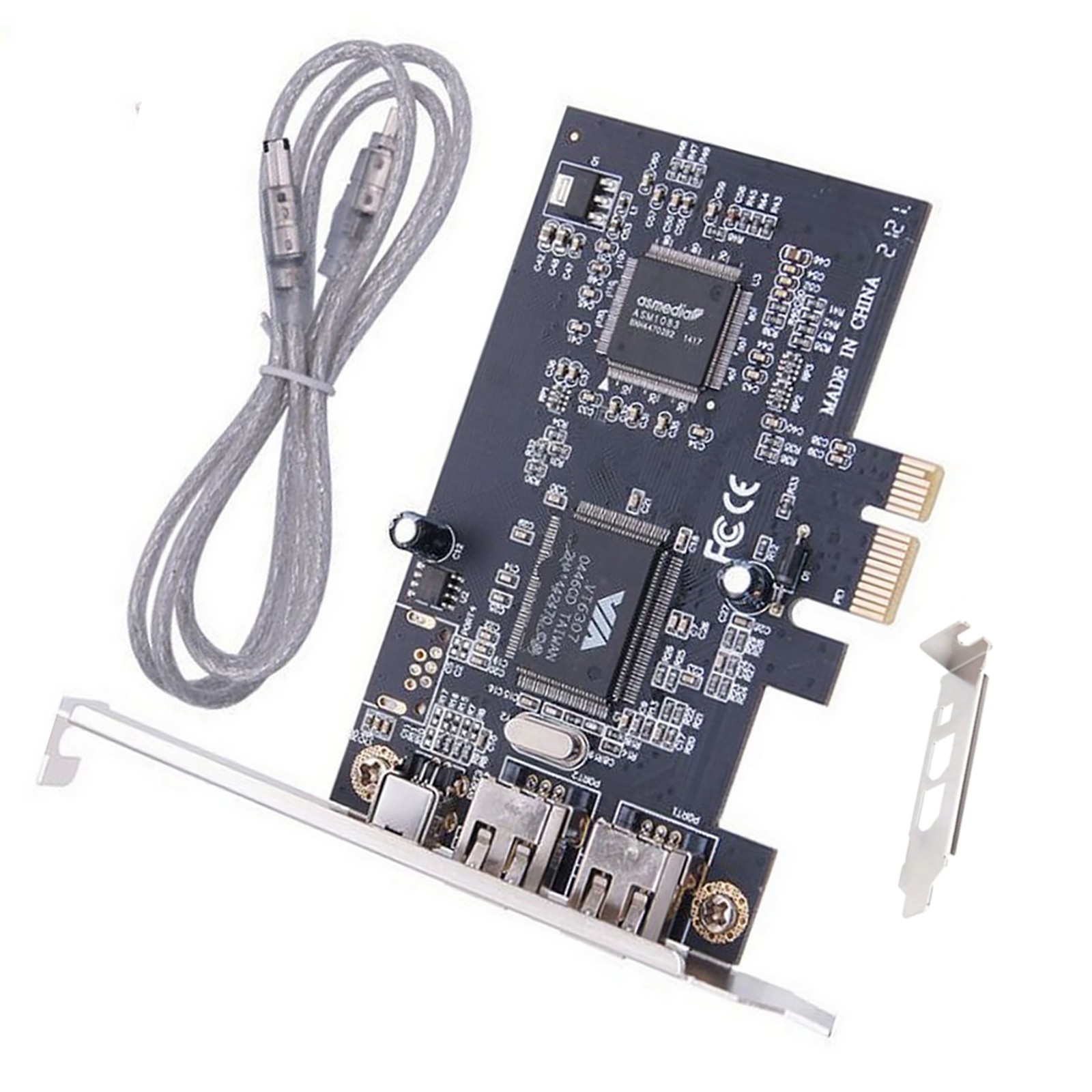 3 Ports PCI Express 1X to External IEEE 1394 Firewire Expansion Card Accessories