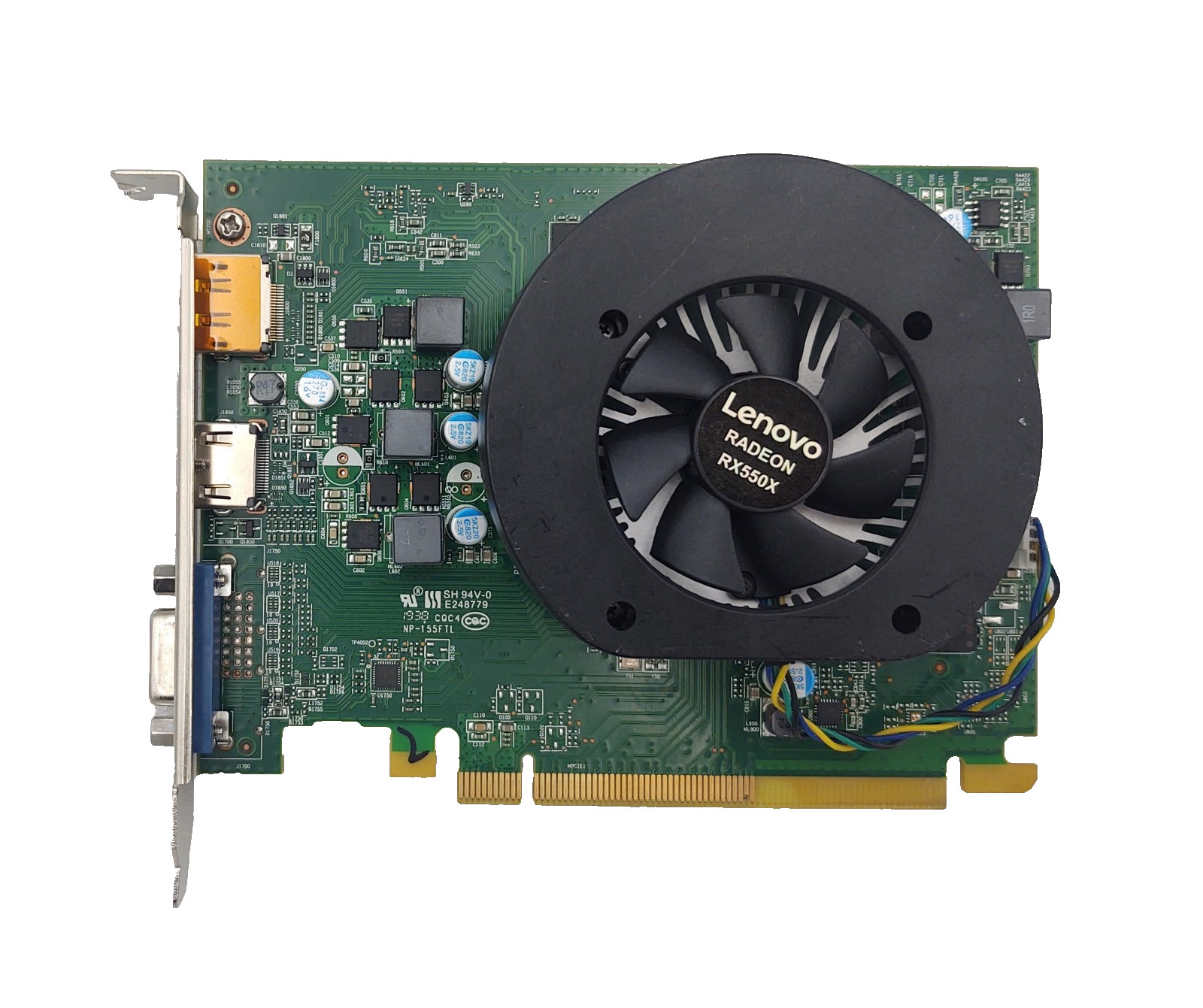 Lenovo RX550X 4G Graphics Card DP HDMI DVI