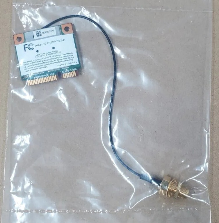 Hp 580102-001 AR5BHB92-H Dual Band 802.11ABGN WIRELESS CARD PAVILION