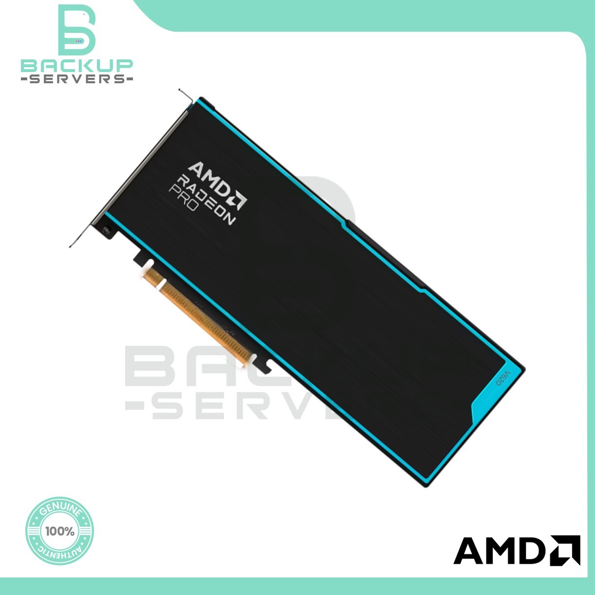 LOT OF 04 «NEW» AMD Radeon Pro V620 32GB PCI-Express 4.0 x16 GDDR6 Graphics Card