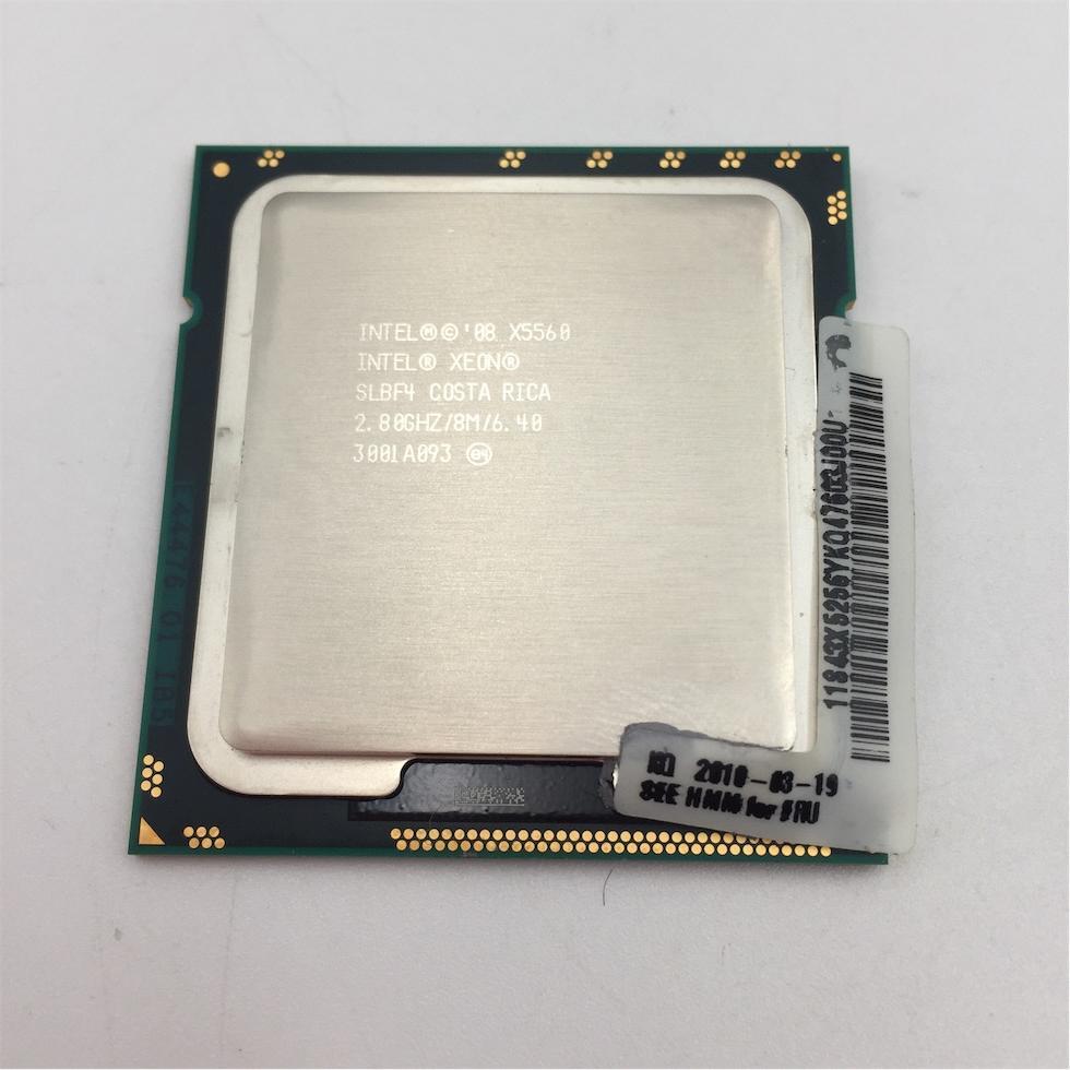 IBM INTEL XEON CPU QC X5560 8M CACHE 2.80 GHZ 6.40 GT/S QPI SLBF4,43X5256