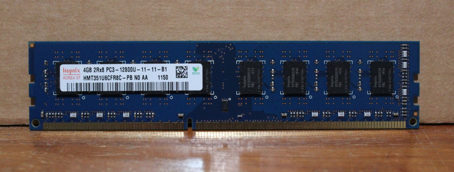 Hynix 4GB DDR3 1600MHz PC3-12800 Desktop Ram Memory HMT351U6CFR8C-PB – Tested