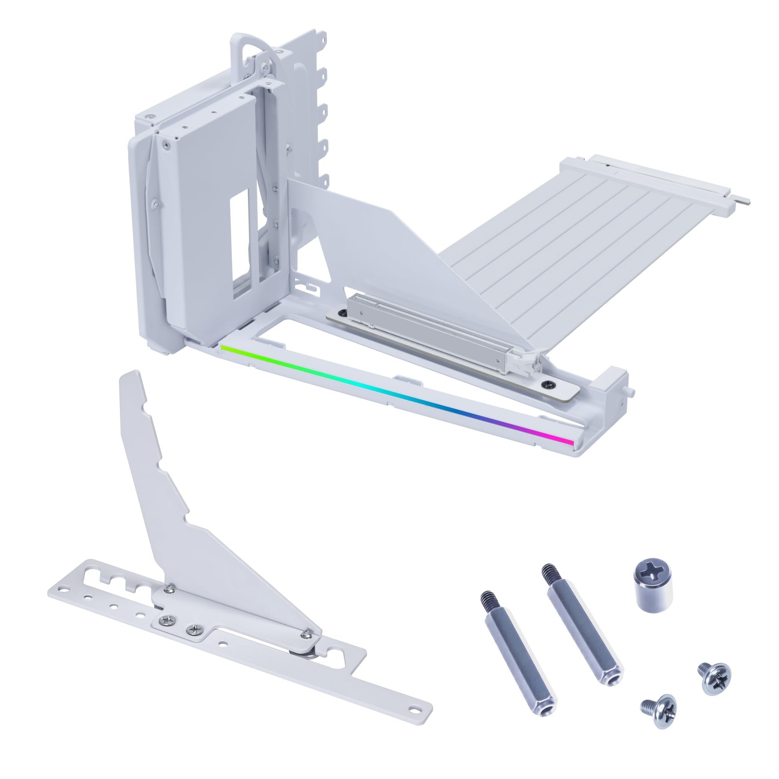 Lian Li ATX PC Case 4 Slots Vertical GPU Kit VG4v4 – Premium Gen 5 Riser Cabl…