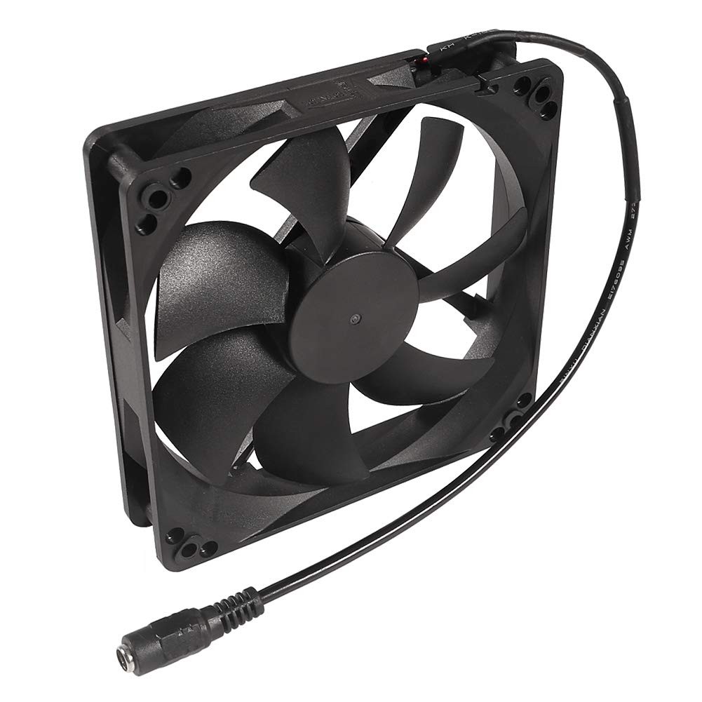 120mm x 25mm 110V 220V AC Powered Cooling Fan with Speed Controller 3V to 12V…