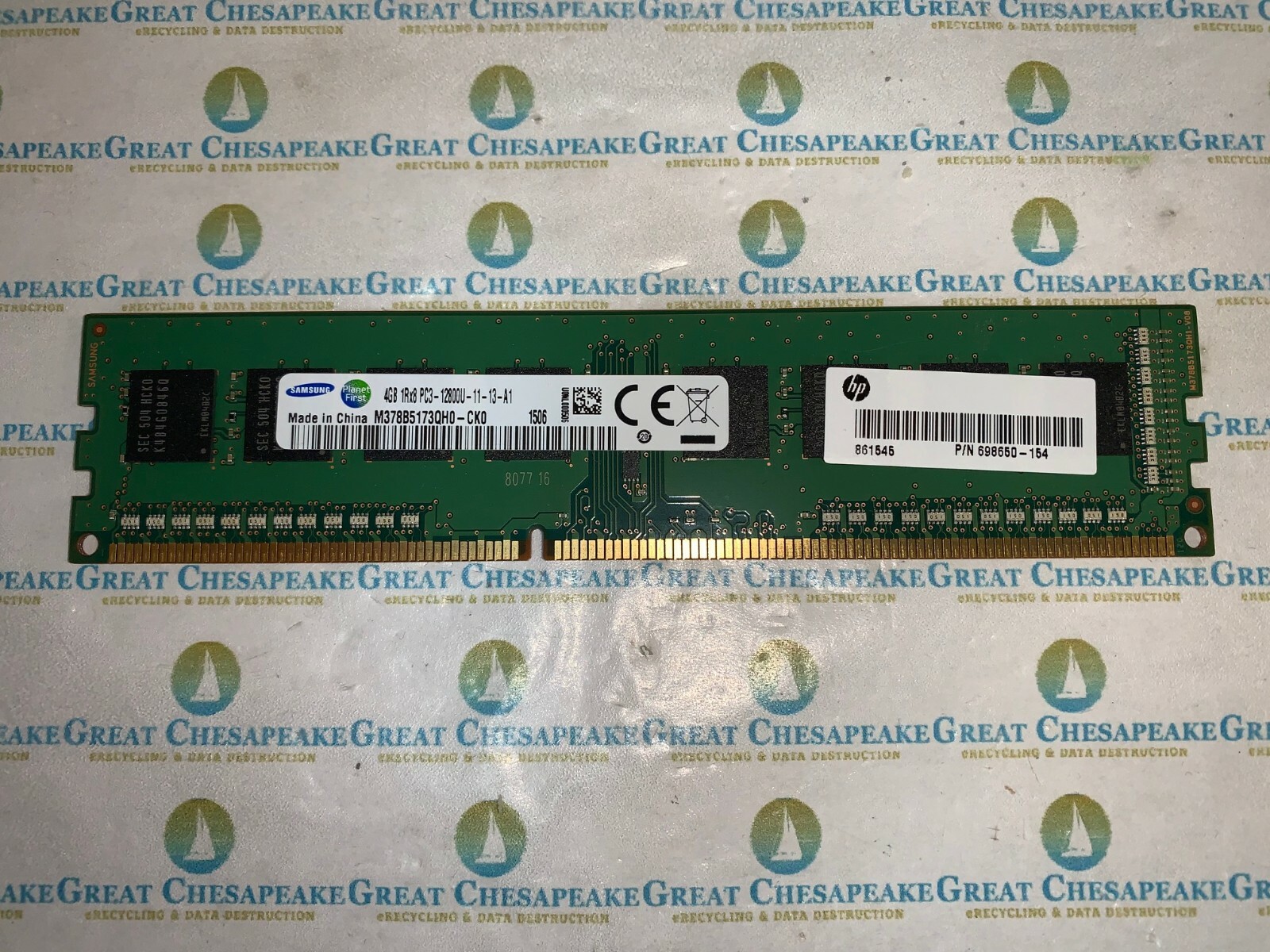 Samsung M378B5173QH0-CK0 4GB PC3-12800U DDR3 DIMM Tested!