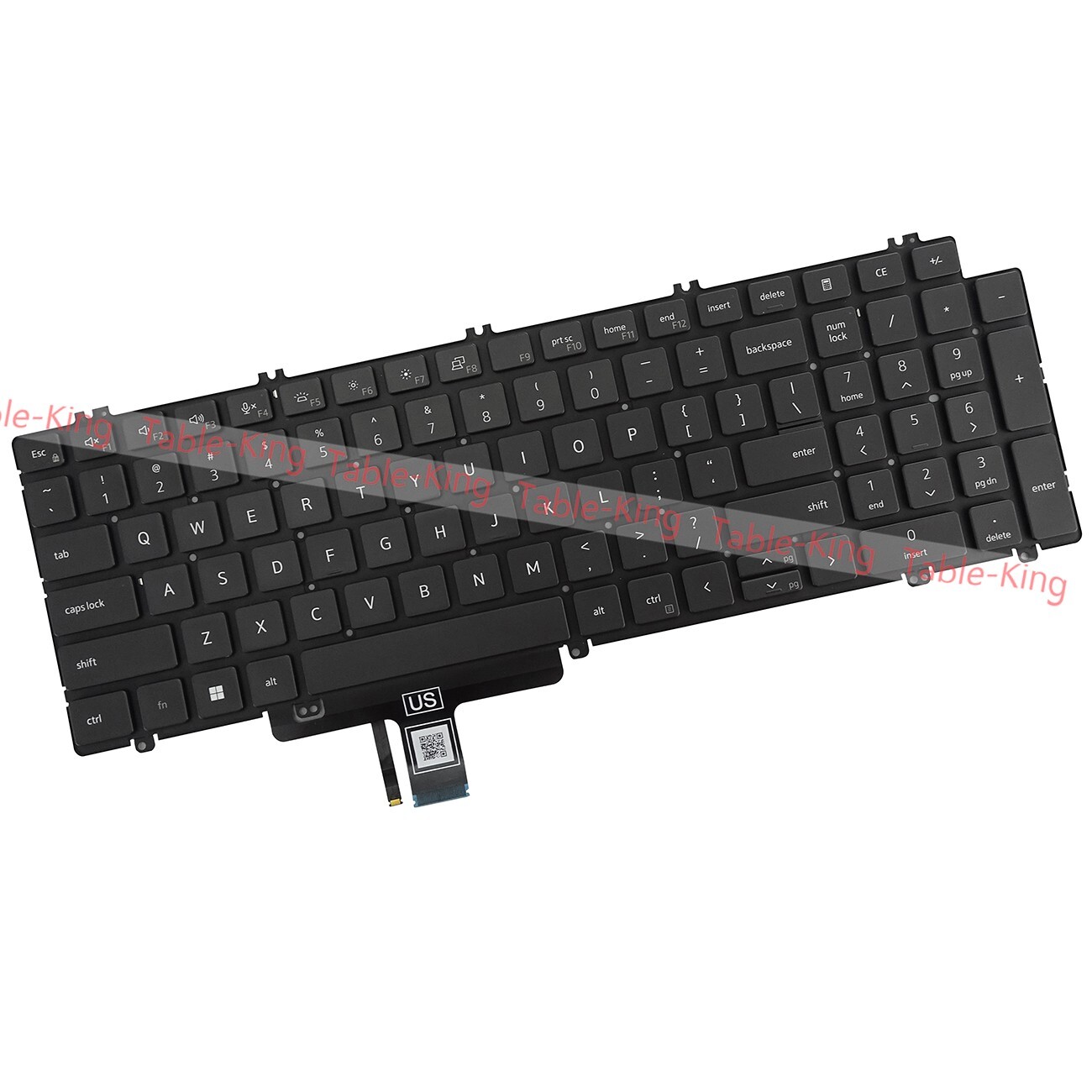 US Layout Backlit Replacement Keyboard for Dell Precision 3560 3561 0N7N16 N7N16
