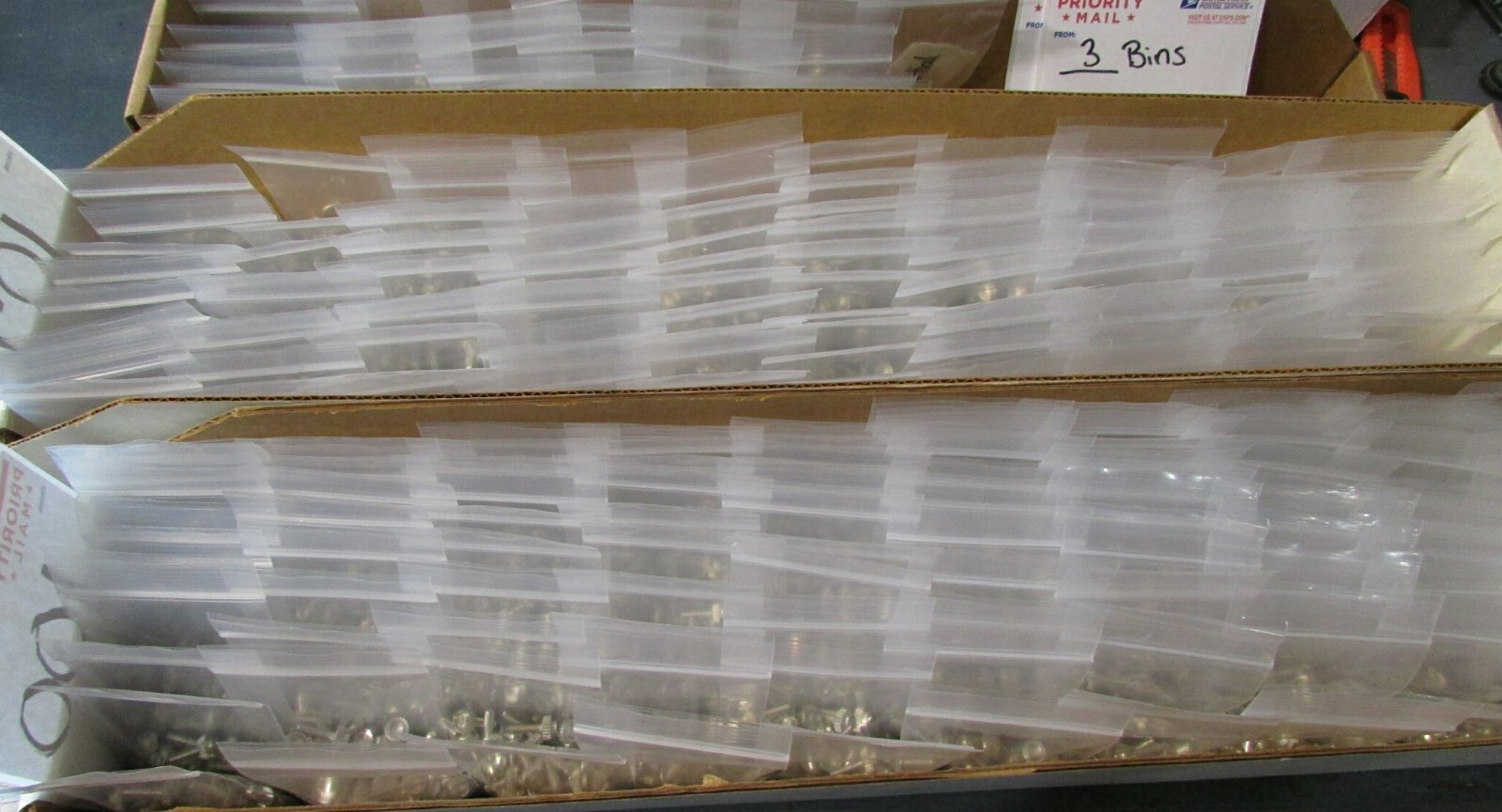 Lot 25 Fancy Nickel Plated Solid Brass Computer Case Thumb Screws, 8-32 x 9/16″