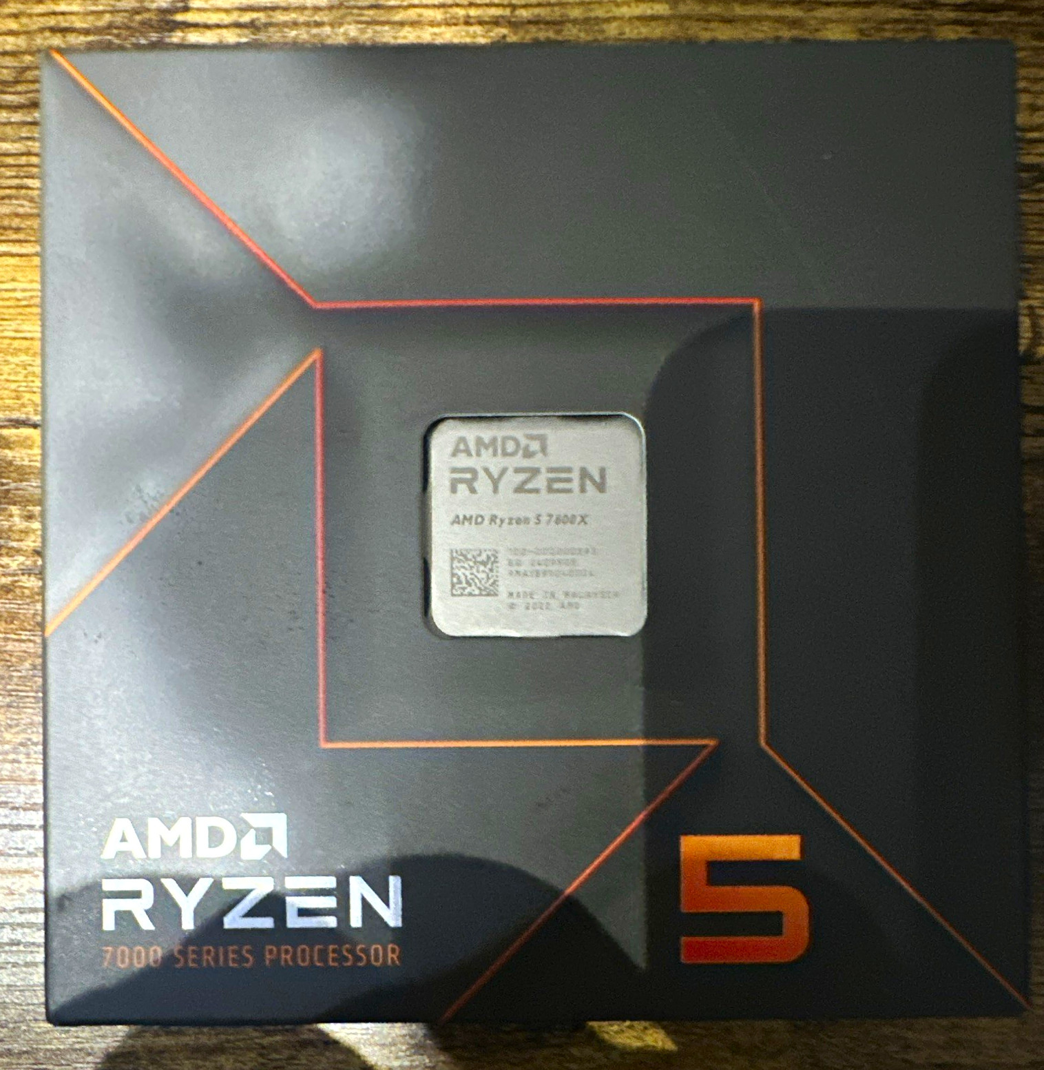 AMD Ryzen 5 7600X 4.7GHz 6-Core Socket AM5 CPU Processor (100-100000593WOF)