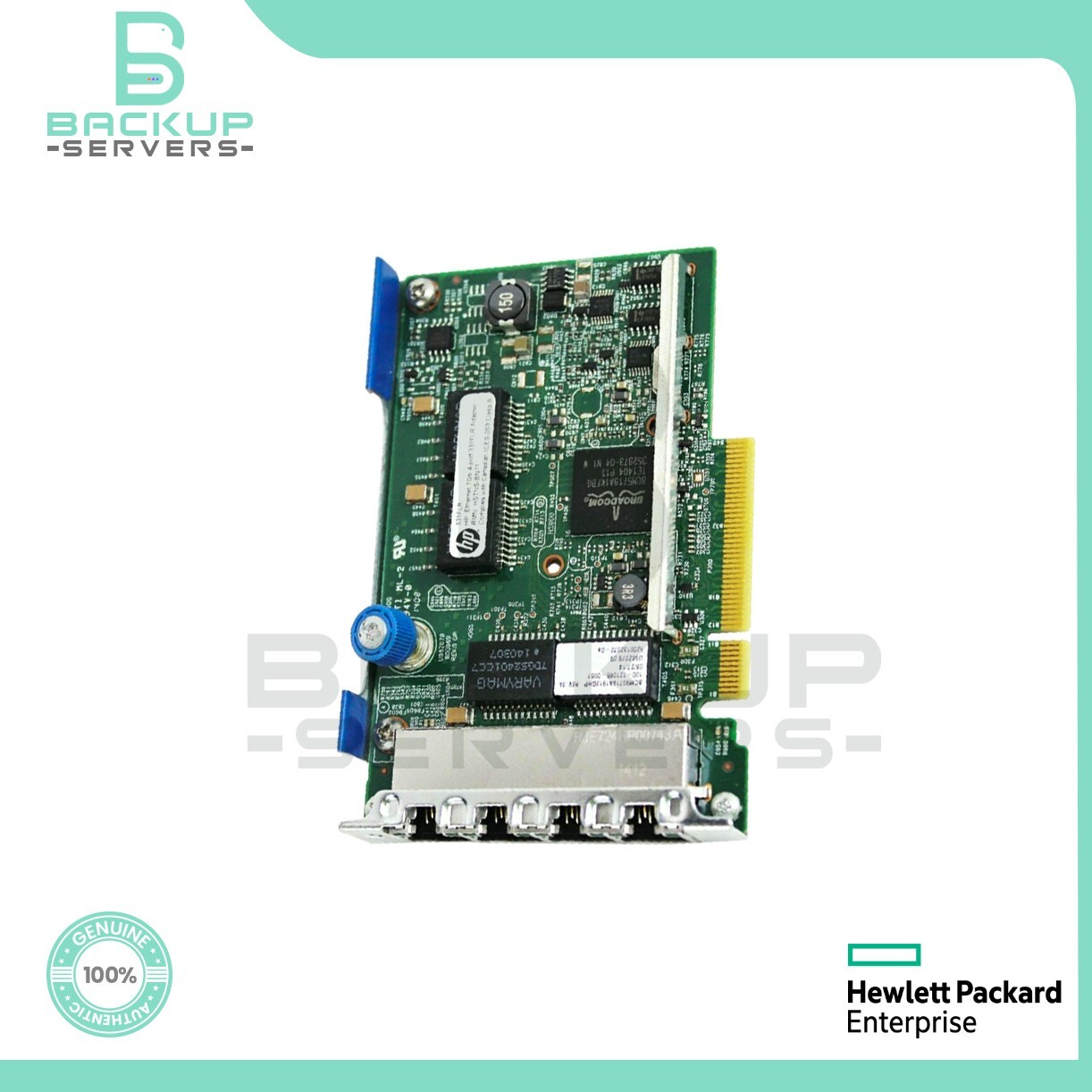 684208-B21 HP 331FLR 4-Port 1Gbps PCI-Express RJ-45 Network Adapter 629133-001