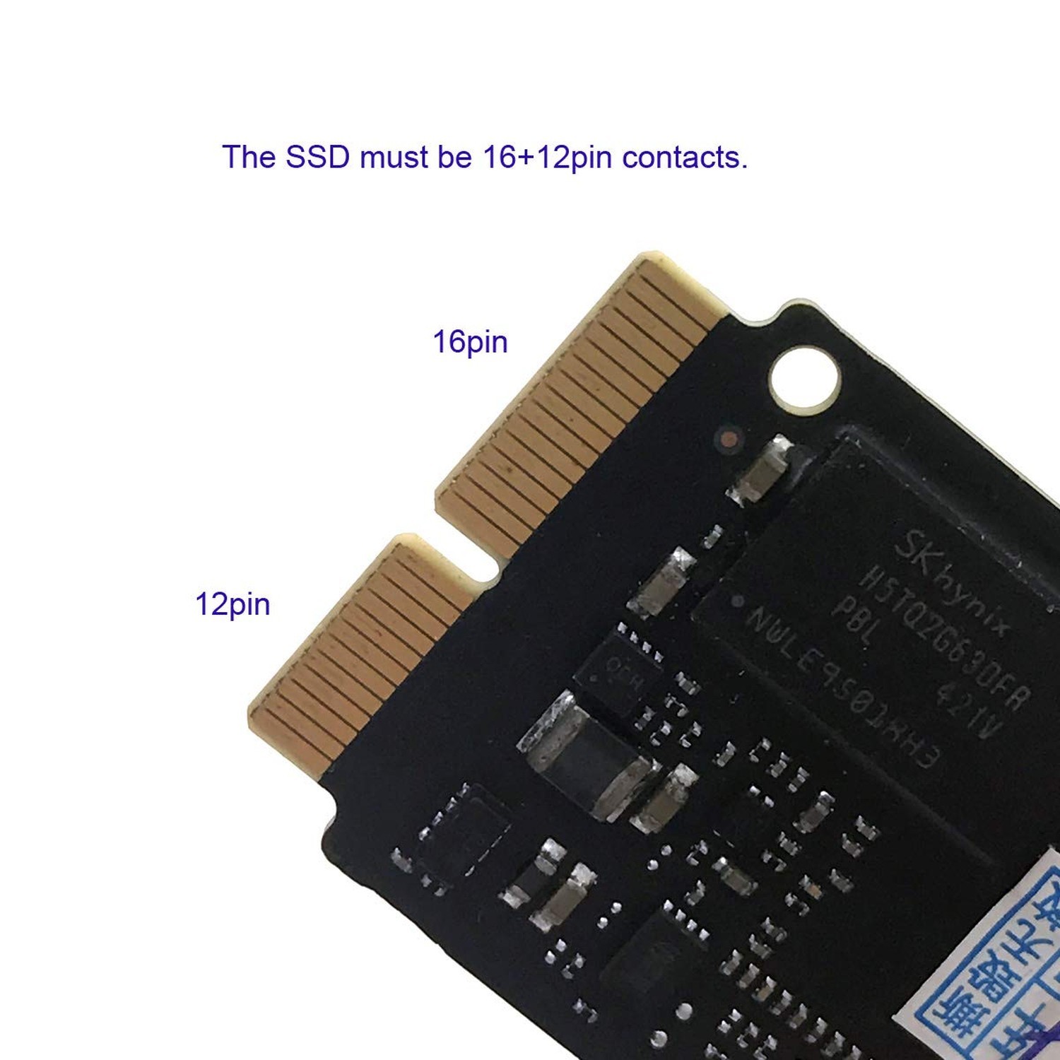 PCI Express PCI-E 4X M.2 NGFF M-Key to 2013 2014 2015 Apple MacBook SSD Conve…