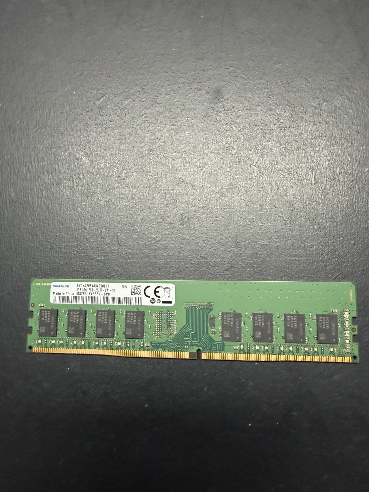 Samsung 8GB 1Rx8 PC4-2133P DDR4 UDIMM Desktop Memory M378A1K43BB1-CPB