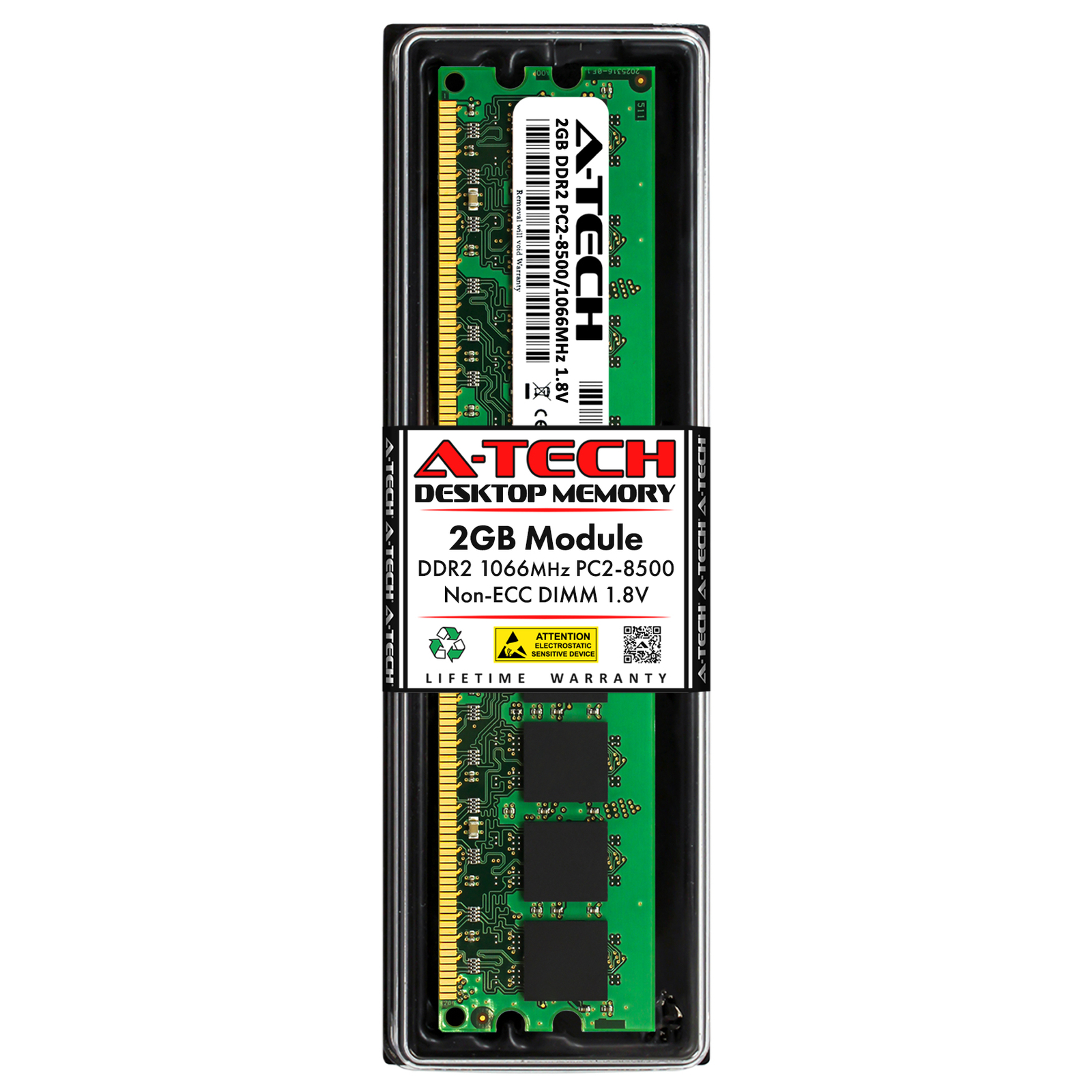 2GB DDR2-1066 DIMM OCZ DIMM OCZ2F10664GK Equivalent Desktop Memory RAM