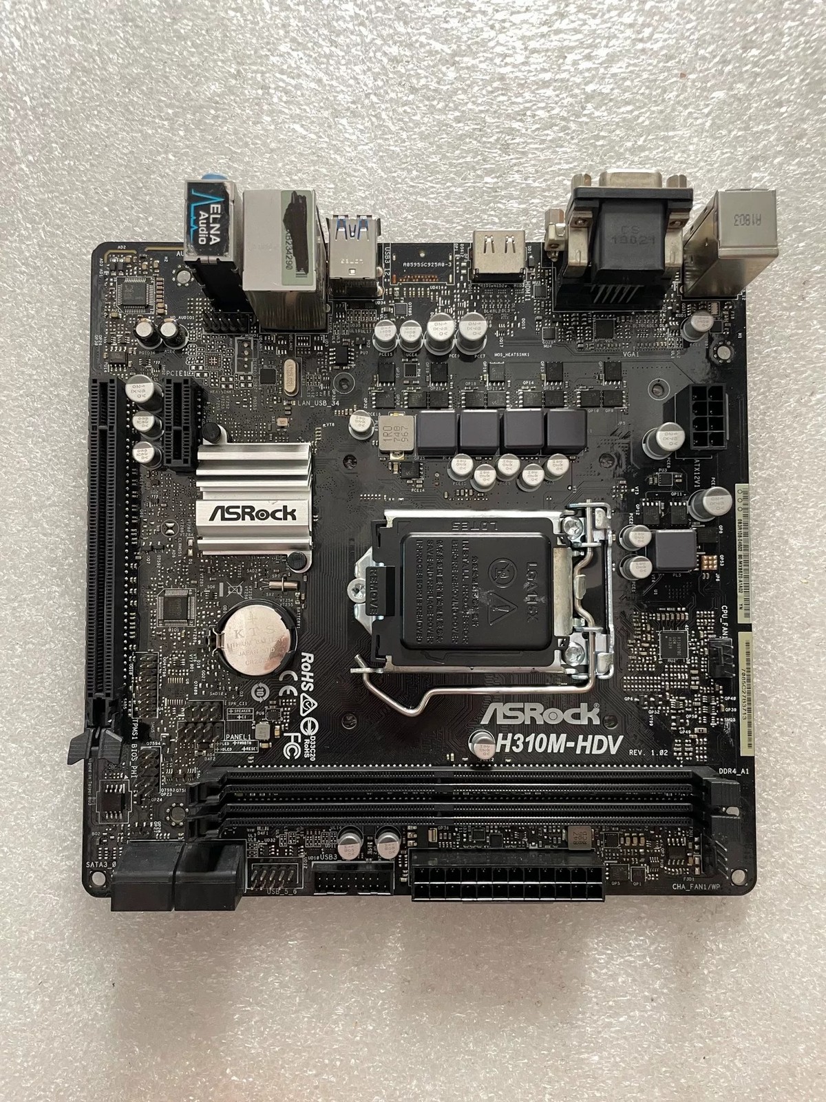 FOR ASROCK H310M-HDV Socket 1151 DDR4*2 64GB Micro ATX Ｍotherboard Test OK