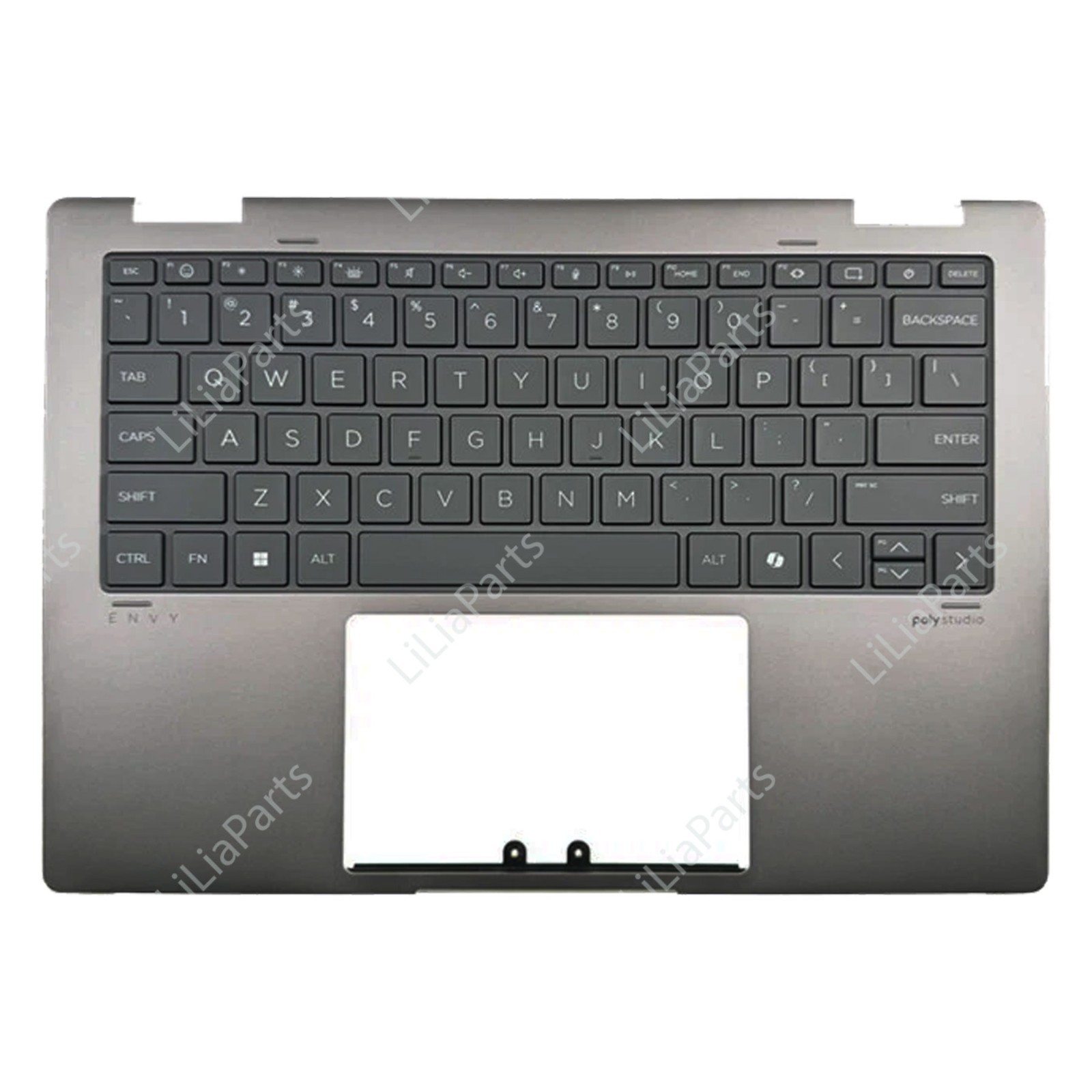 N91051-001 FOR HP ENVY X360 14-FA 14-FC Gray AMD Top Case Shell Backlit Keyboard