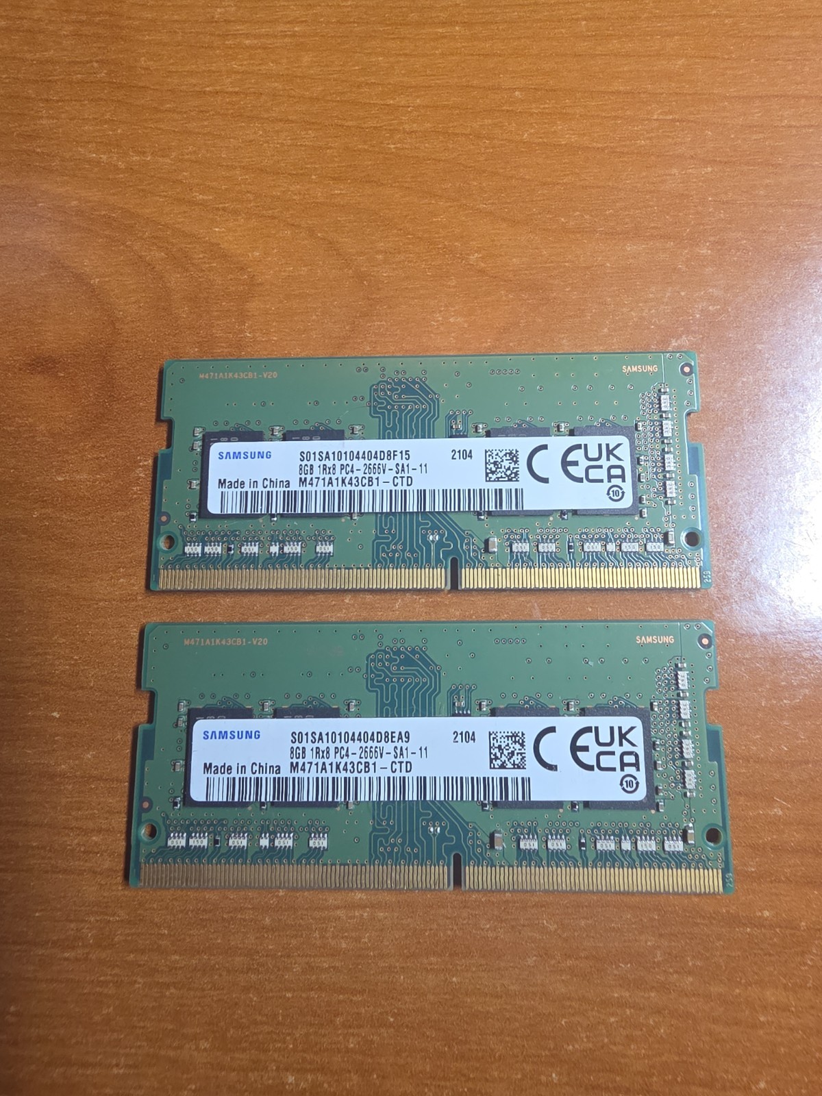 Samsung 16GB 1Rx8 PC4-2666V-SA1-11 Laptop Memory