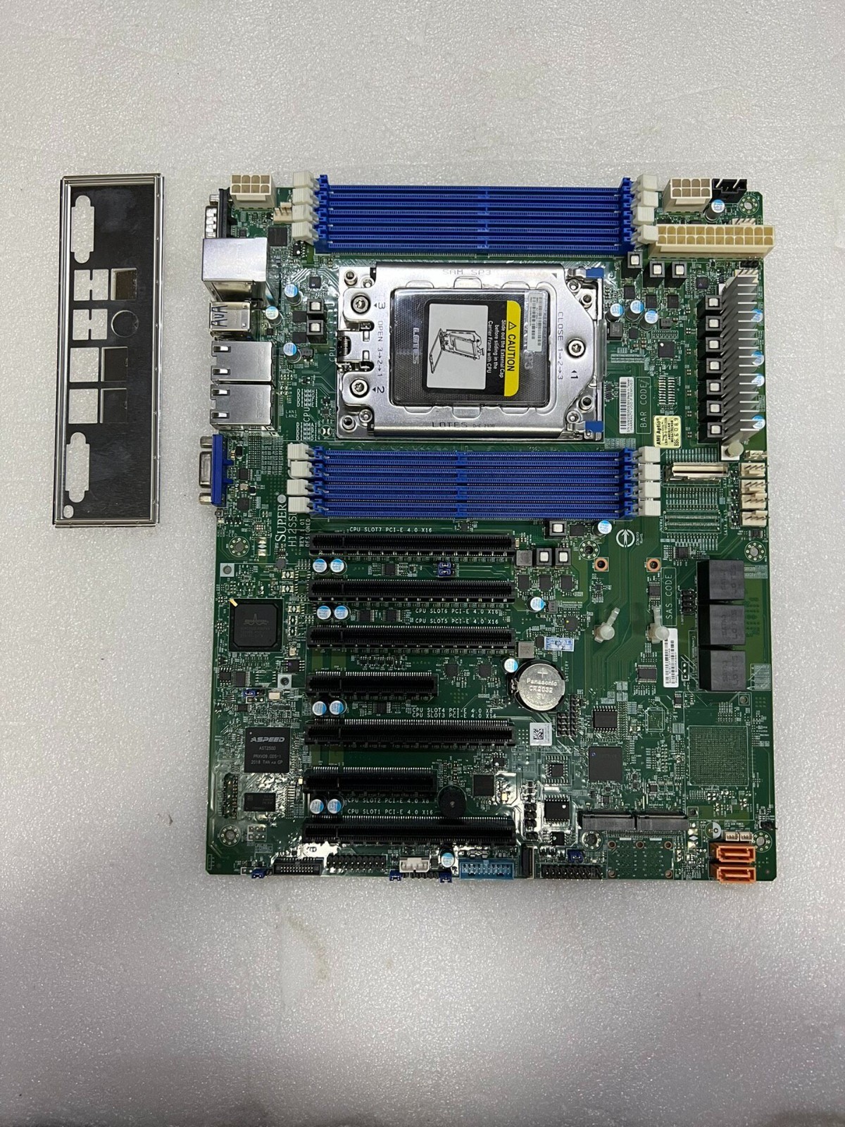 Supermicro H12ssl-i REV1.10 for AMD epyc 7002/7003 series server motherboard