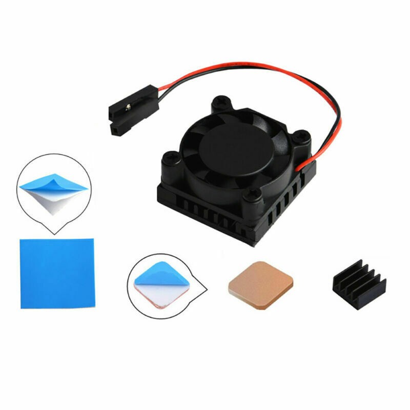 Fast Cooling Square 1/2 Dual Single Fan With Heatsink For Raspberry Pi 3B/3B+ C
