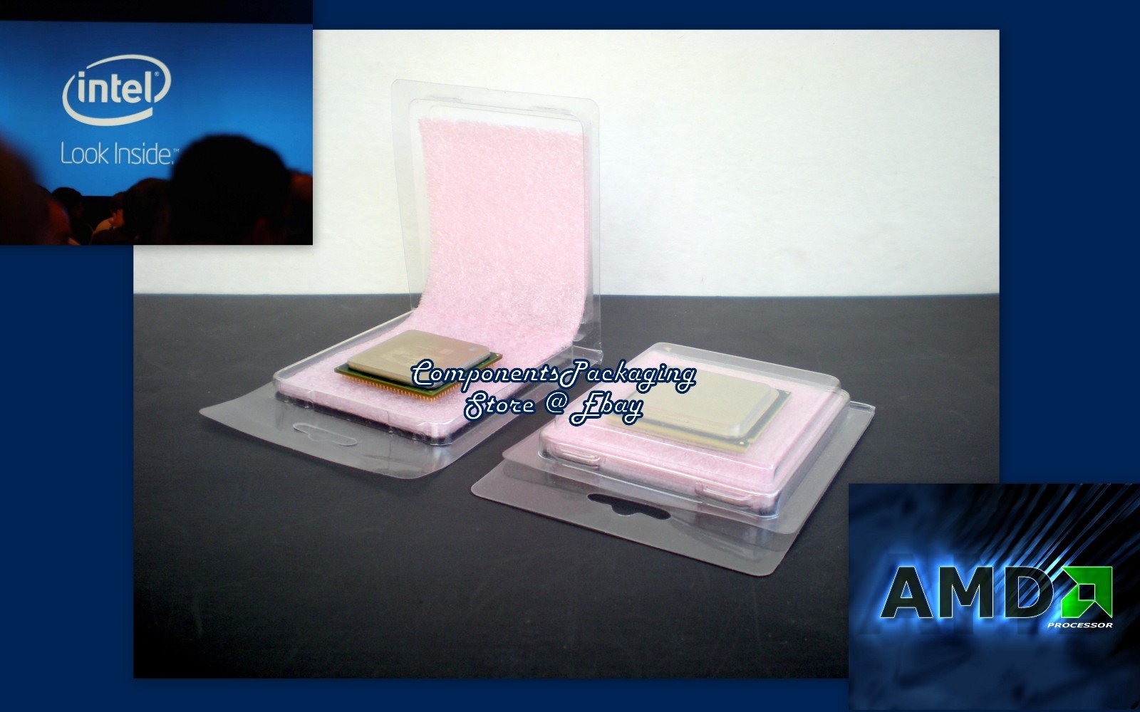 Intel AMD CPU’s Processor Packaging Case for + A-Static Foam – Lot of 25 75 150