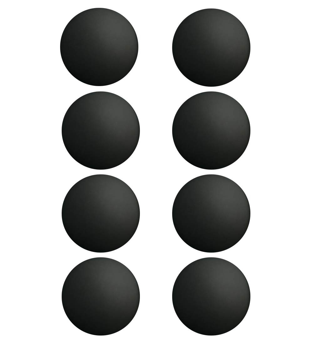 8 Pcs Laptop Rubber Feet(0.7 inch Diameter), Non-Slip 0.7 inches, Black