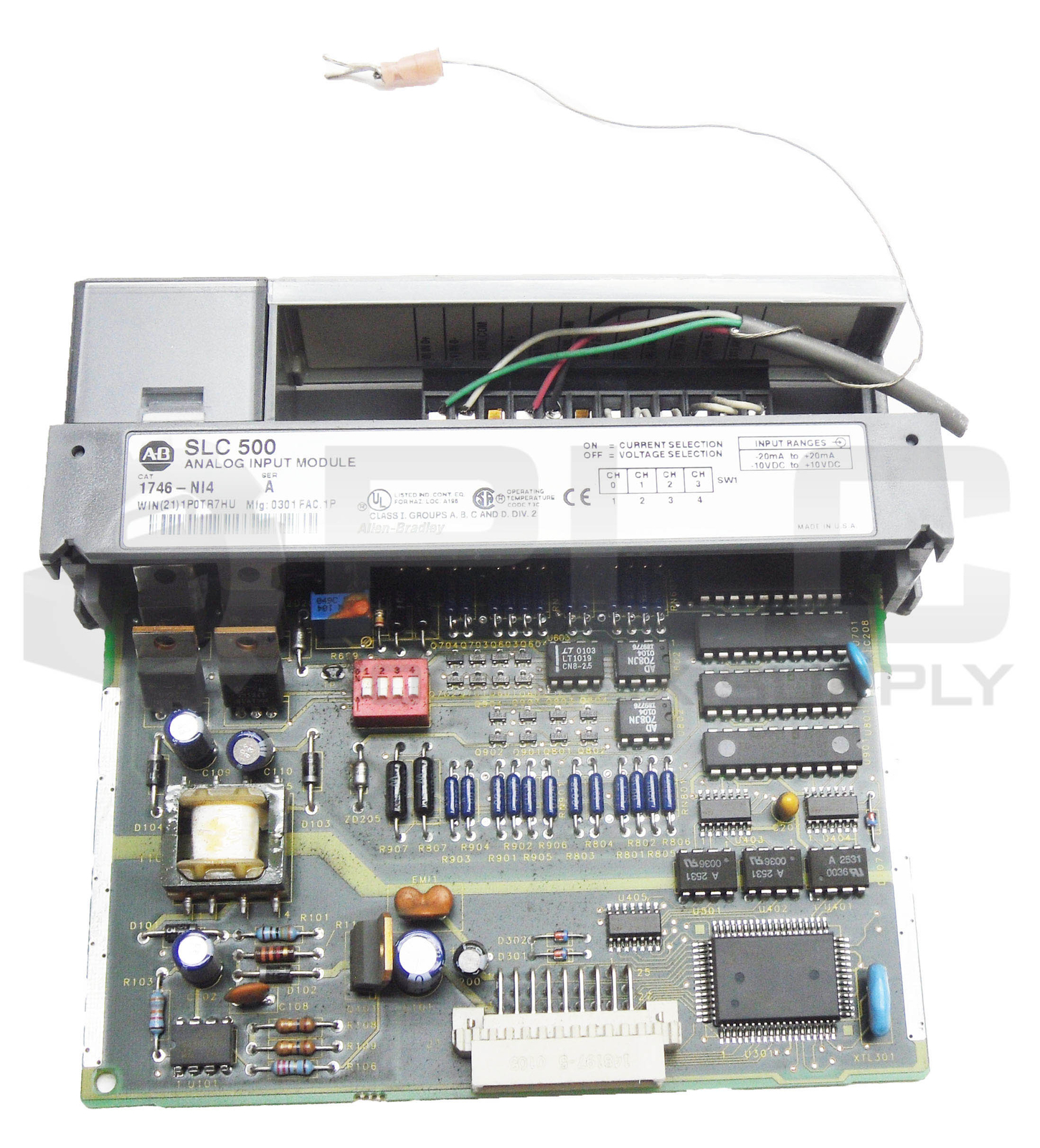 ALLEN BRADLEY 1746-NI4 SER A SLC 500 ANALOG INPUT MODULE