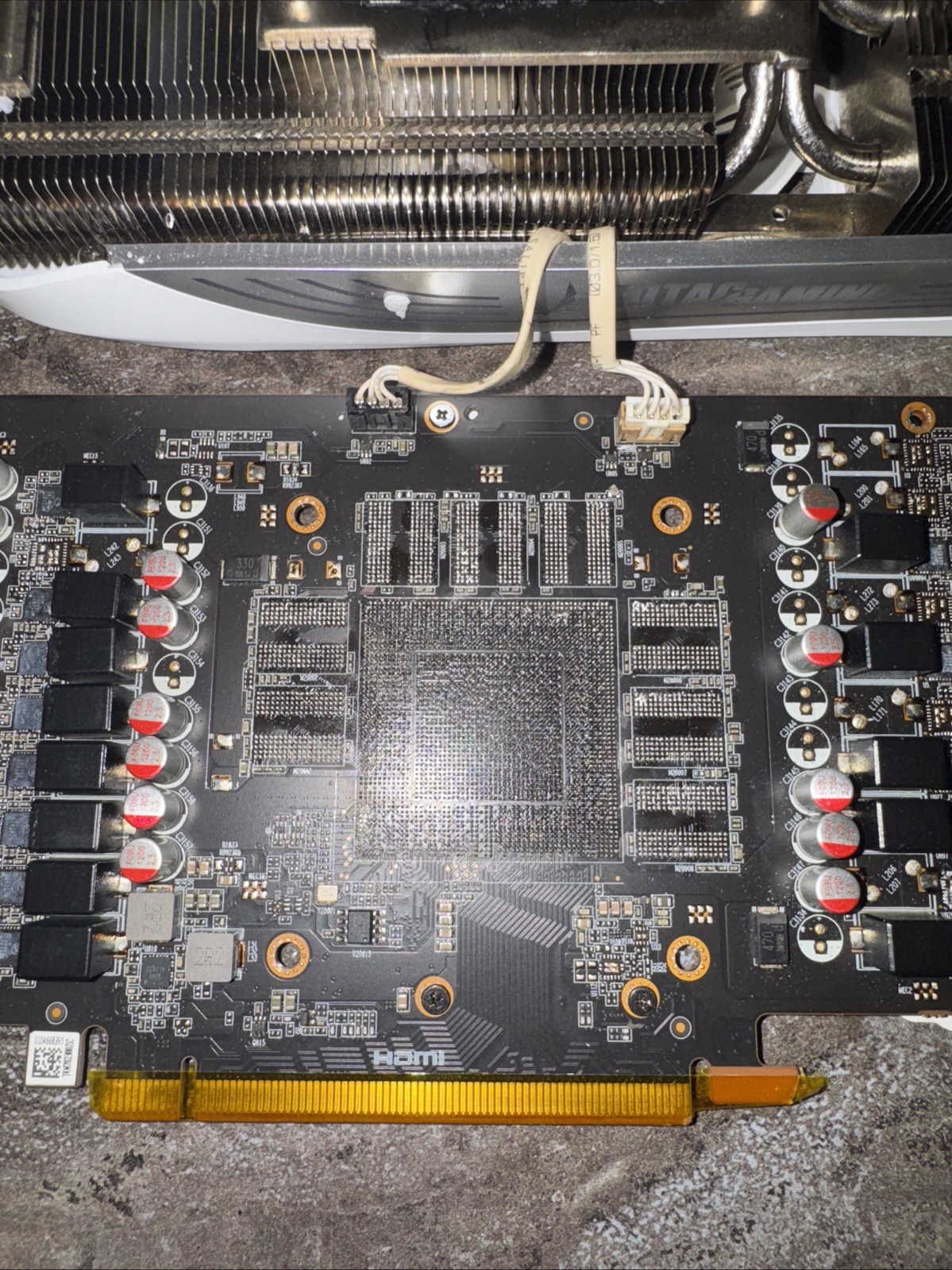 (FOR PARTS) Zotac RTX 4080 / 4080 Super Trinity OC White GPU (No Core & VRAM)