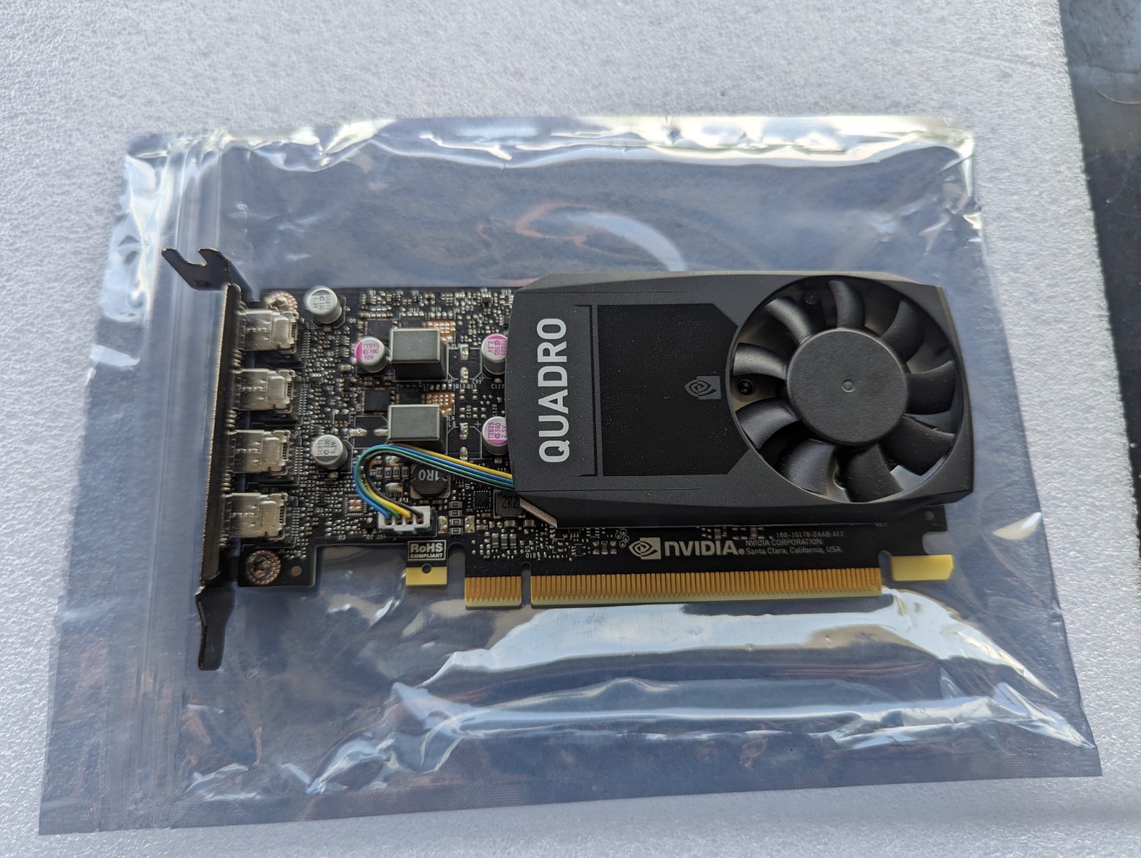 Dell YYYMP Quadro P620 2GB GDDR5 Quad Mini-Display Port PCIe Video Card