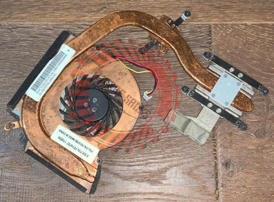 Genuine Lenovo Edge 15 Type 0302-550 CPU Cooling Fan Heatsink 75Y4757 75Y4756