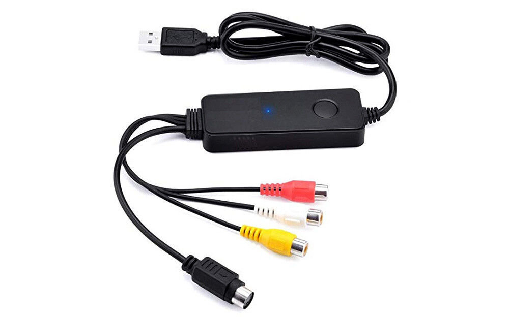 Composite RCA S-Video To USB DVR Adapter Digital MPEG Video Recorder