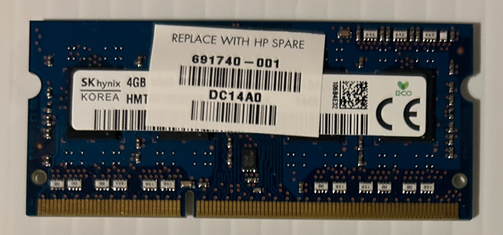HP SK Hynix 691740-001 4GB DDR3L 1600Mhz 12800 SODIMM Laptop Memory RAM