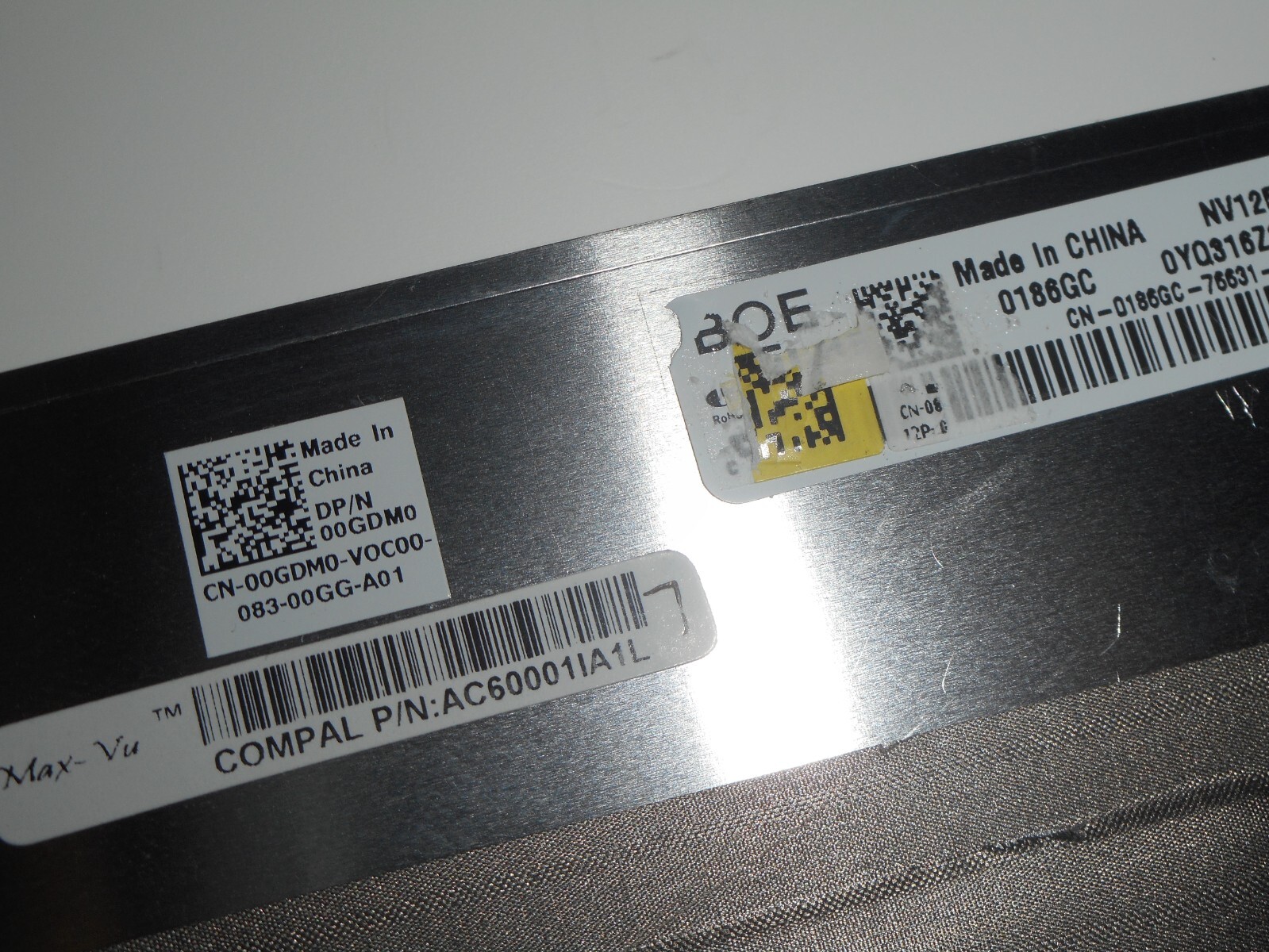 Dell OEM Latitude 5289 2-in-1 12.5″ FHD LCD Touch Display Assembly TA01 – 0GDM0