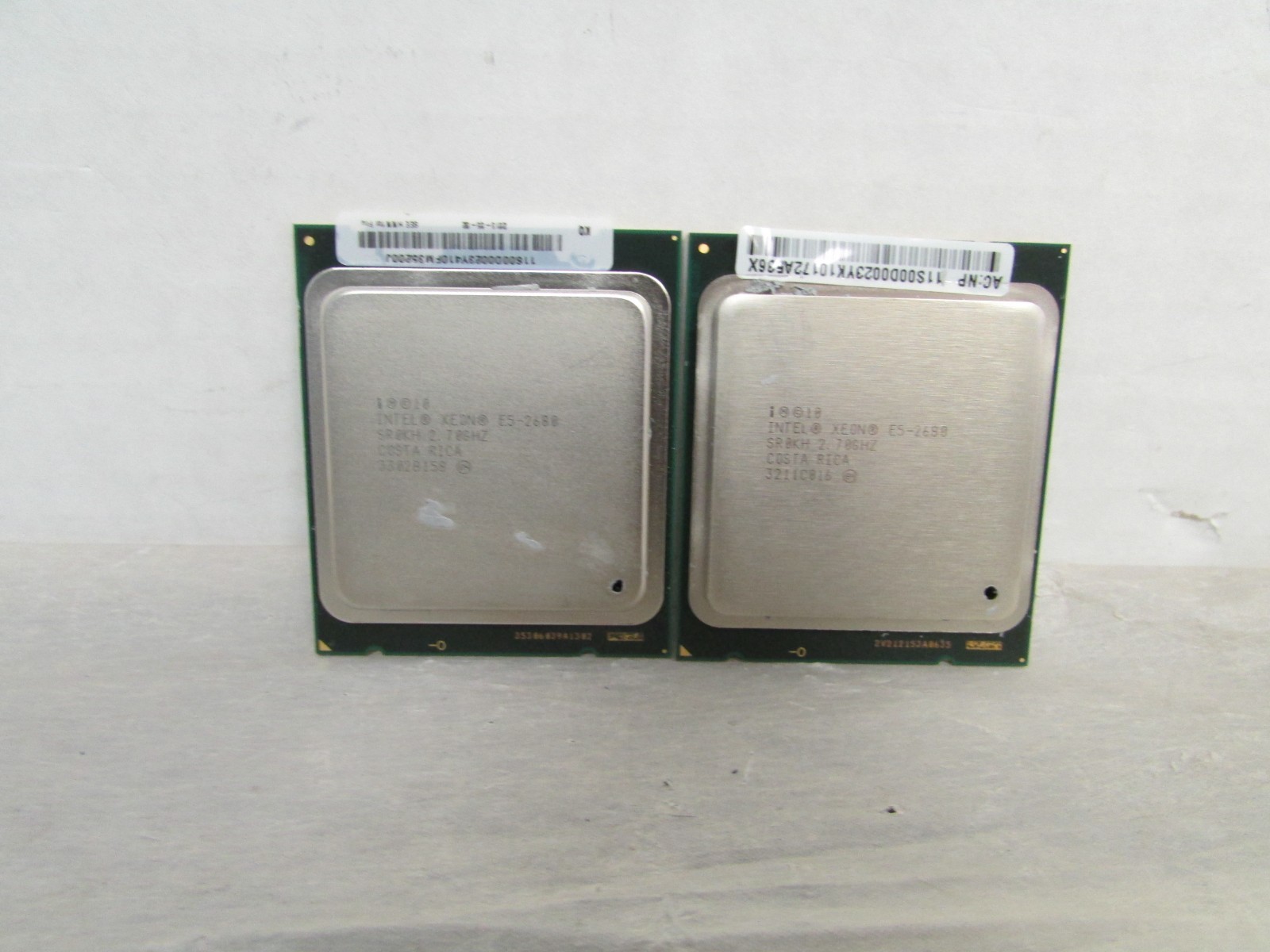 Matched Pair Intel Xeon E5-2680 2.7GHz 8-Core LGA2011 CPU SR0KH