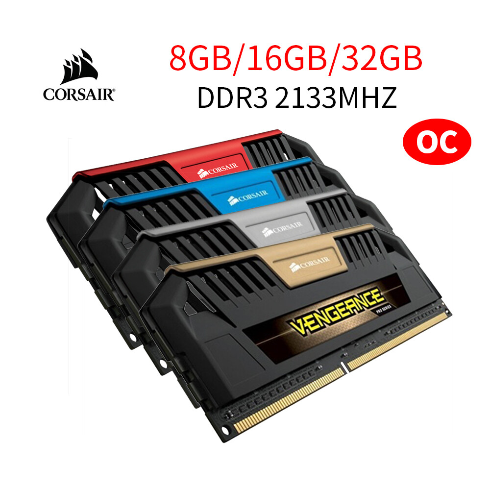 Corsair Pro Series 32GB 16GB 8GB 4G DDR3 OC 2133MHz PC3-17000 Desktop RAM LOT AB