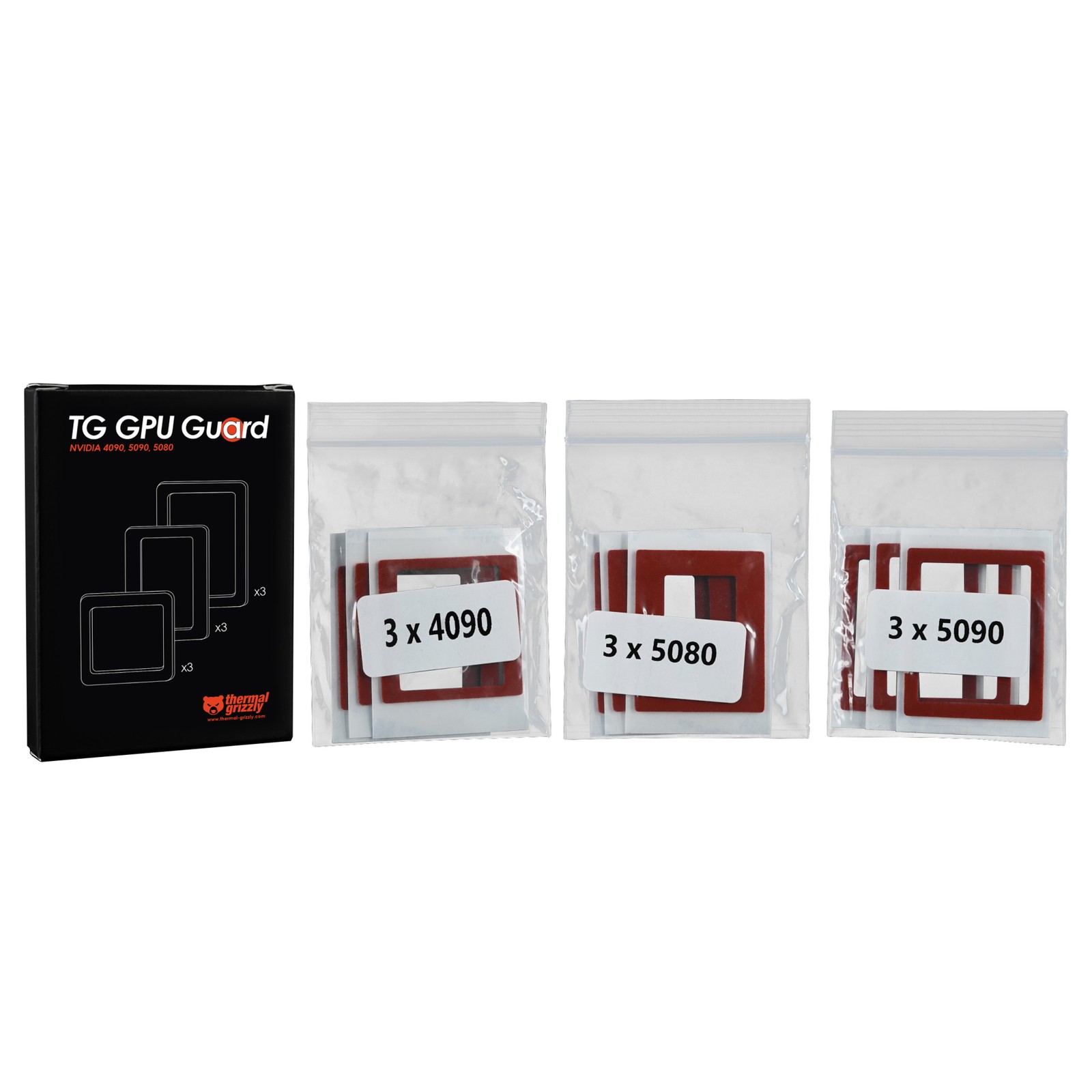 Thermal Grizzly GPU Guard – Nvidia GPU Set