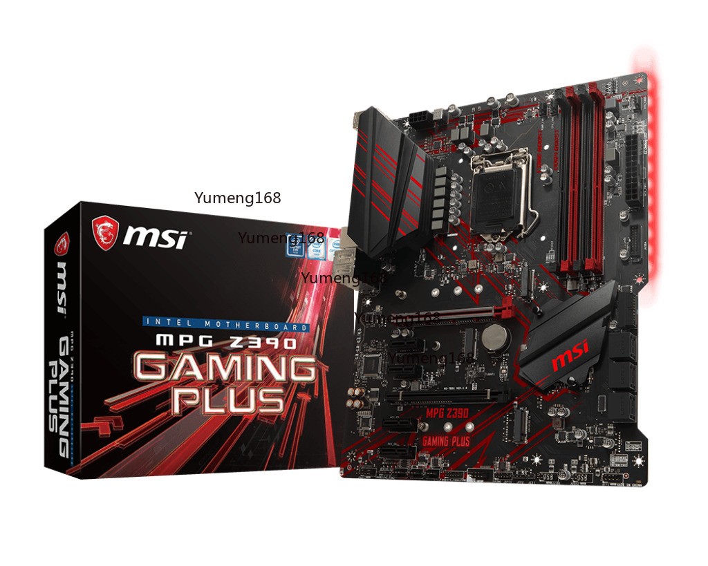 MPG Z390 GAMING PLUS LGA 1151 MSI Intel ATX Motherboard M.2 USB 3.1 DDR4