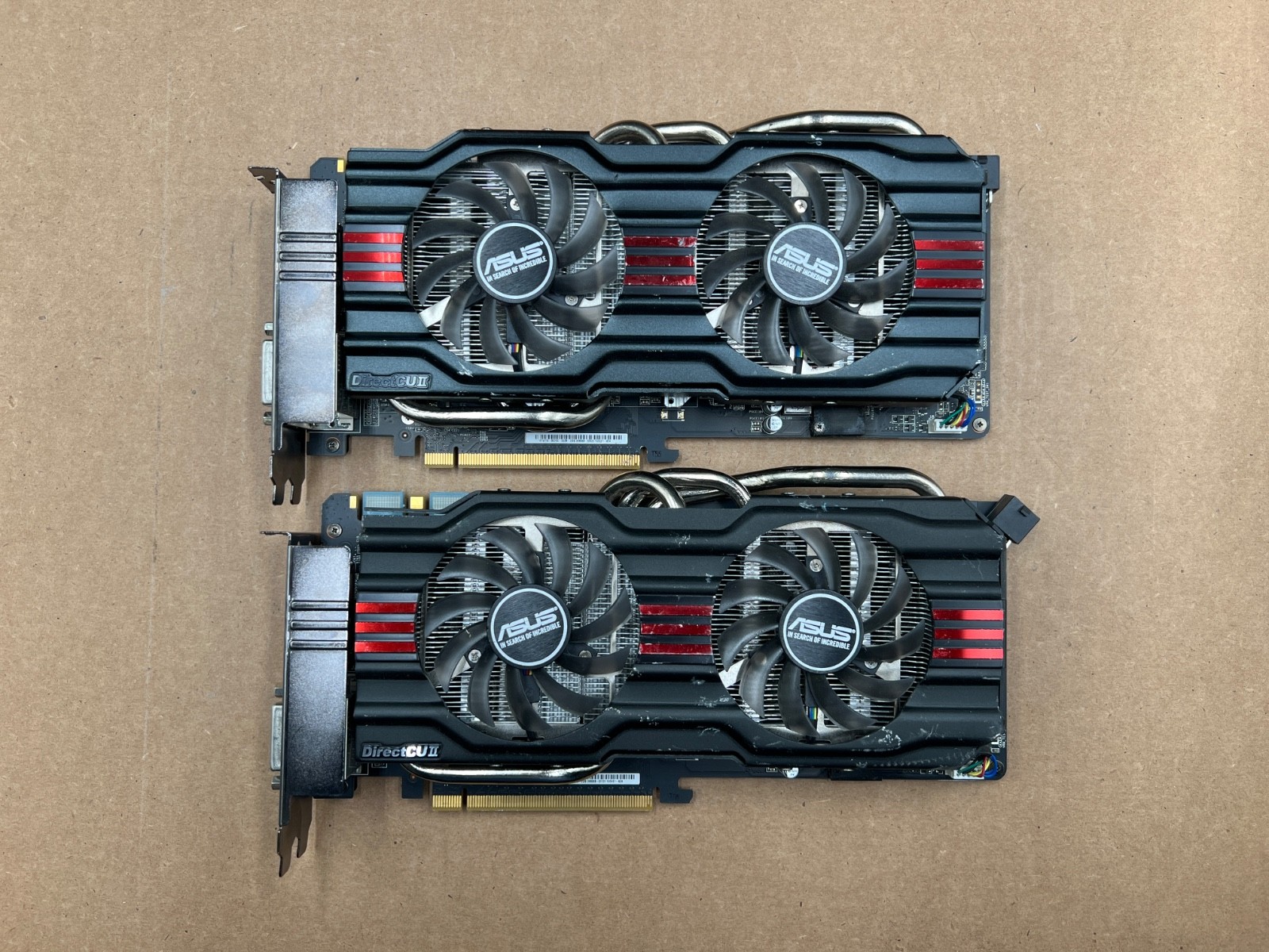 Lot of 2 ASUS NVIDIA GeForce GTX 770 2GB DDR5 GTX770-DC2OC-2GD5 Graphics Card