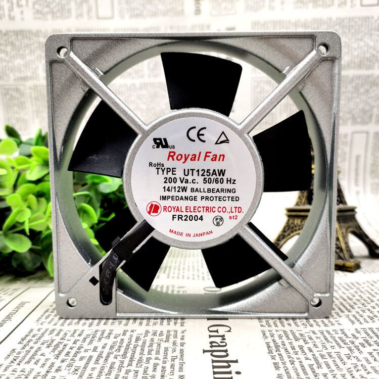Royal Fan UT125AW 12025 200V 14/12W 0.07/0.06A 130CFM Ball Bearing Fan