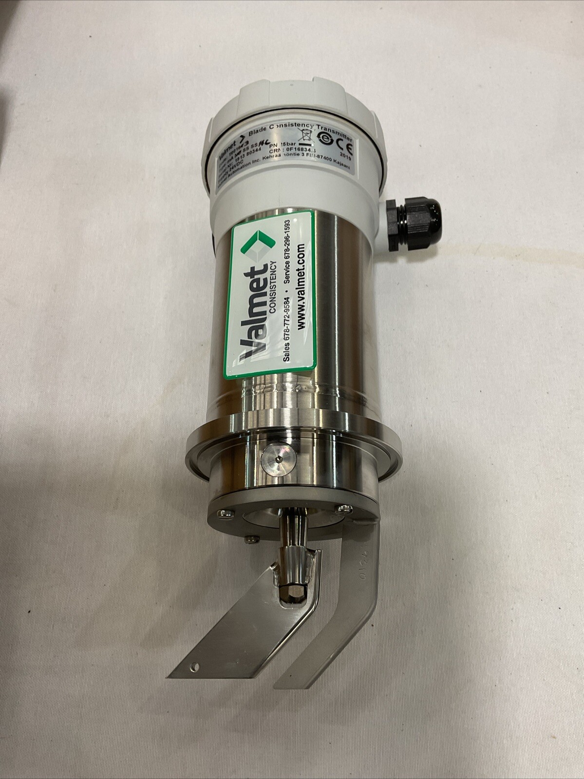 VALMET SP SS BLADE CONSISTENCY TRANSMITTER 24VDC NEW