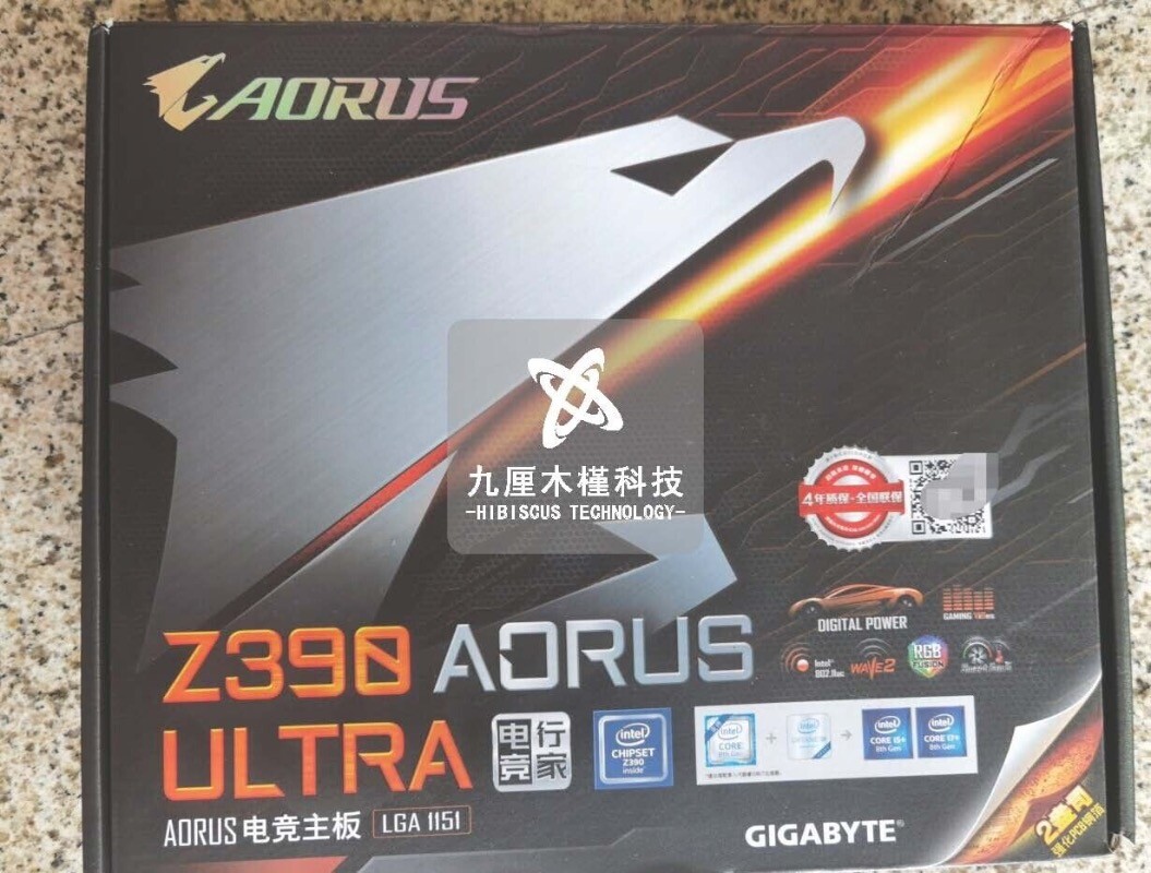 Gigabyte Z390 AORUS ULTRA LGA 1151 DDR4 M.2 ATX Motherboard HDMI Intel Z390