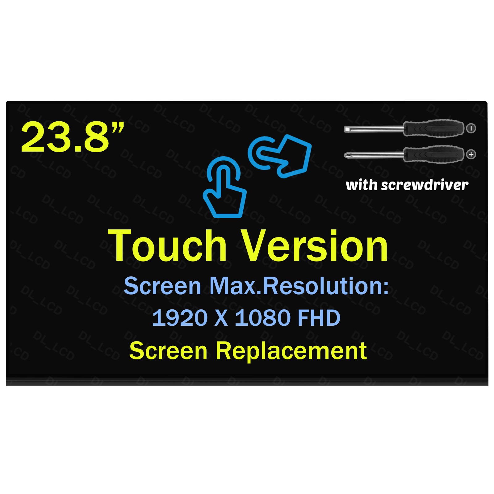 23.8″ for ASUS A3402WBAT All-in-One FHD 1920×1080 LCD Touch Screen Display Panel